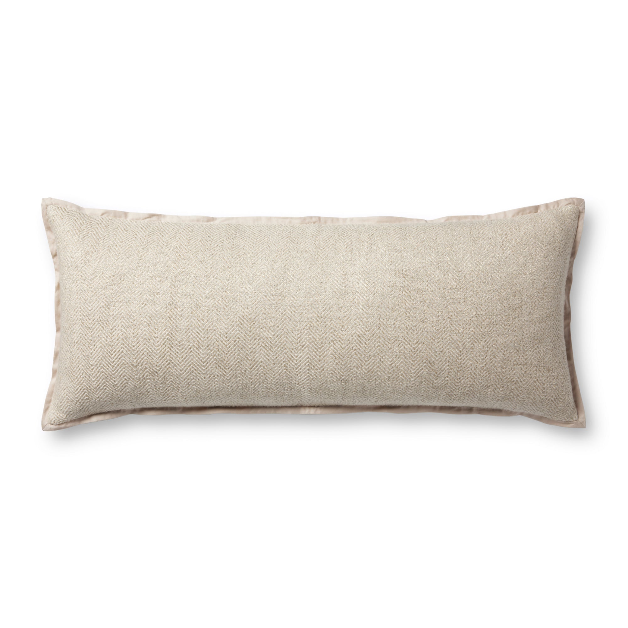 Jean Stoffer x Loloi PJS0018 Oatmeal 13'' x 35'' Cover Only Pillow