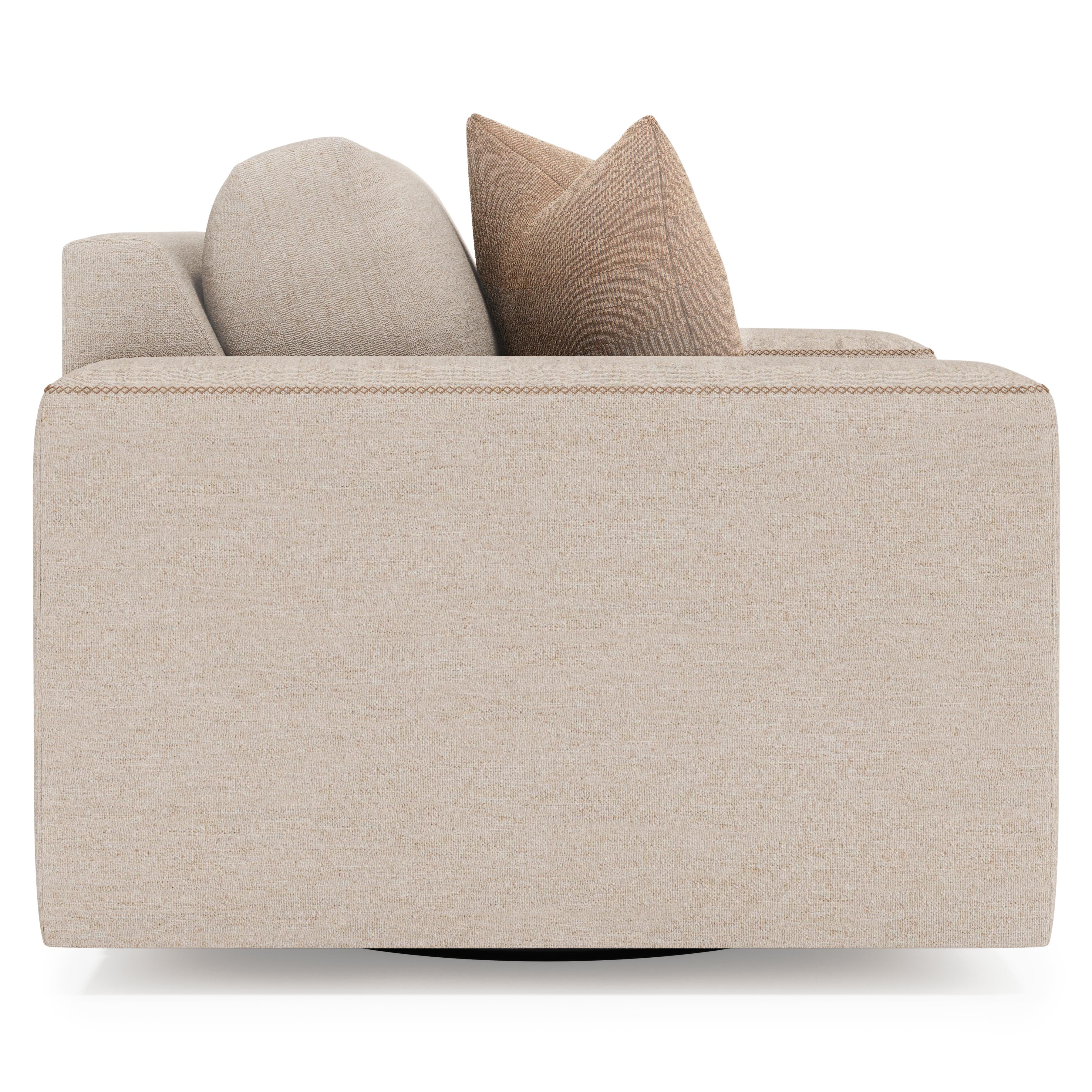 Vaughn Fabric Swivel Chair by Bernhardt