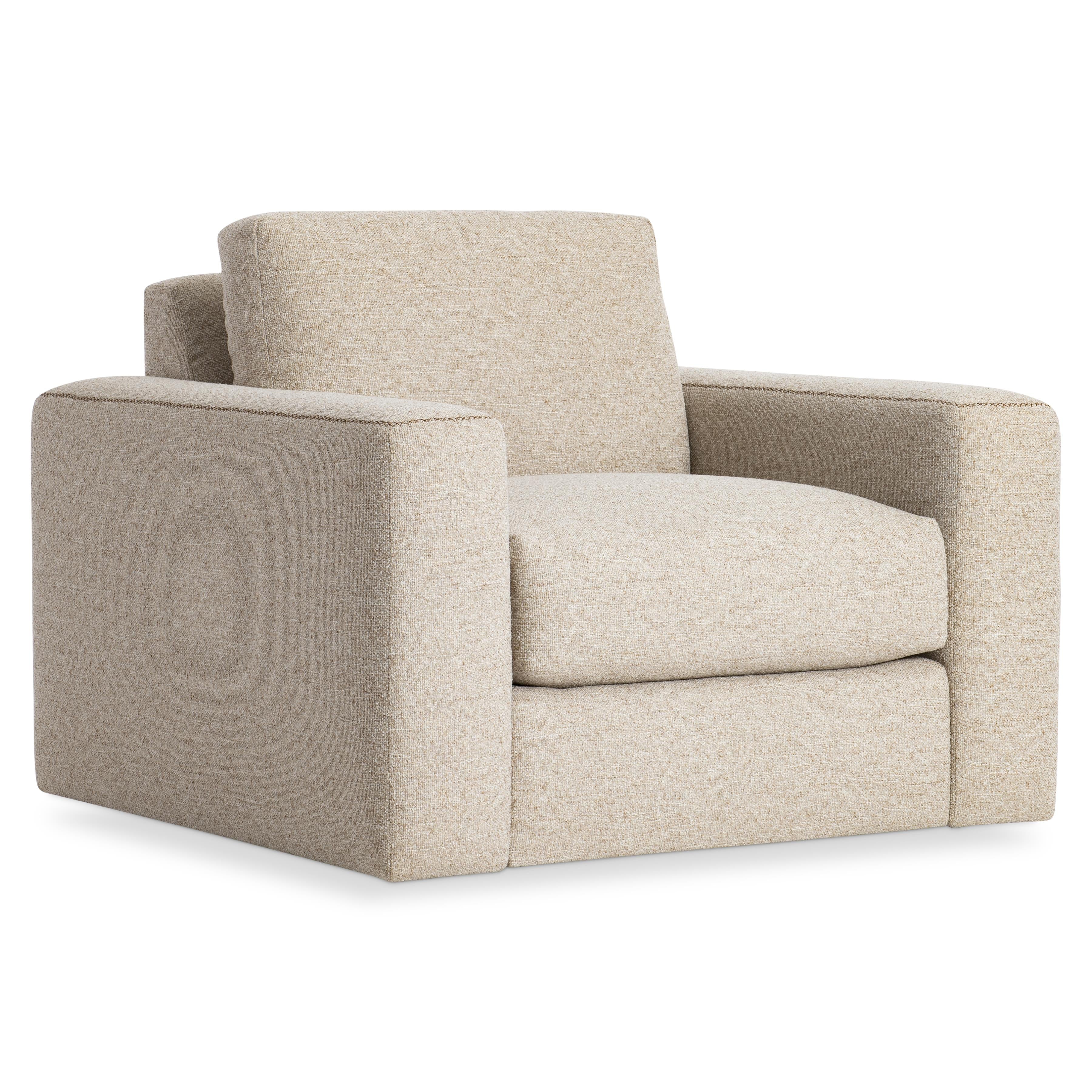 Vaughn Fabric Swivel Chair by Bernhardt