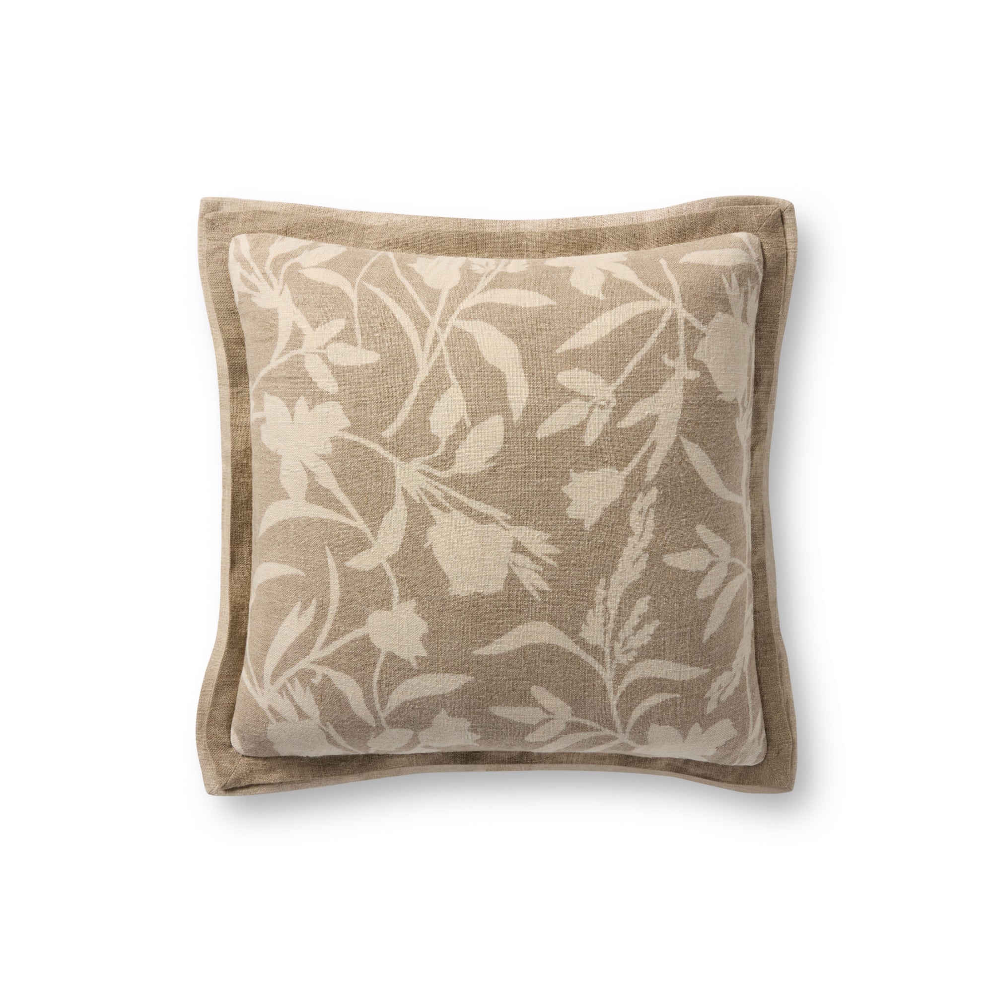 Loloi PLL0205 Natural 18'' x 18'' Cover Only