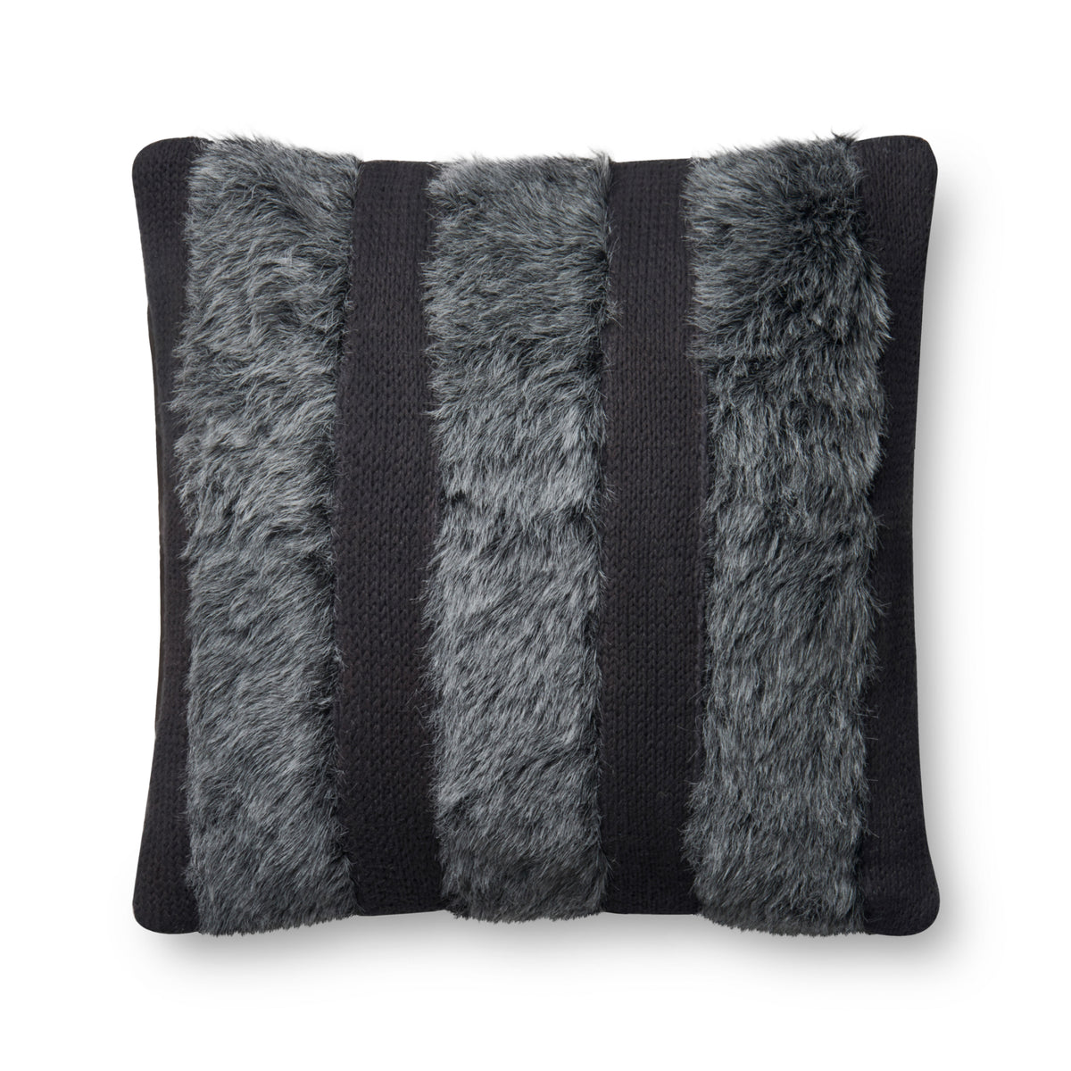 Loloi P0519 Grey Cover Only Pillow by Loloi