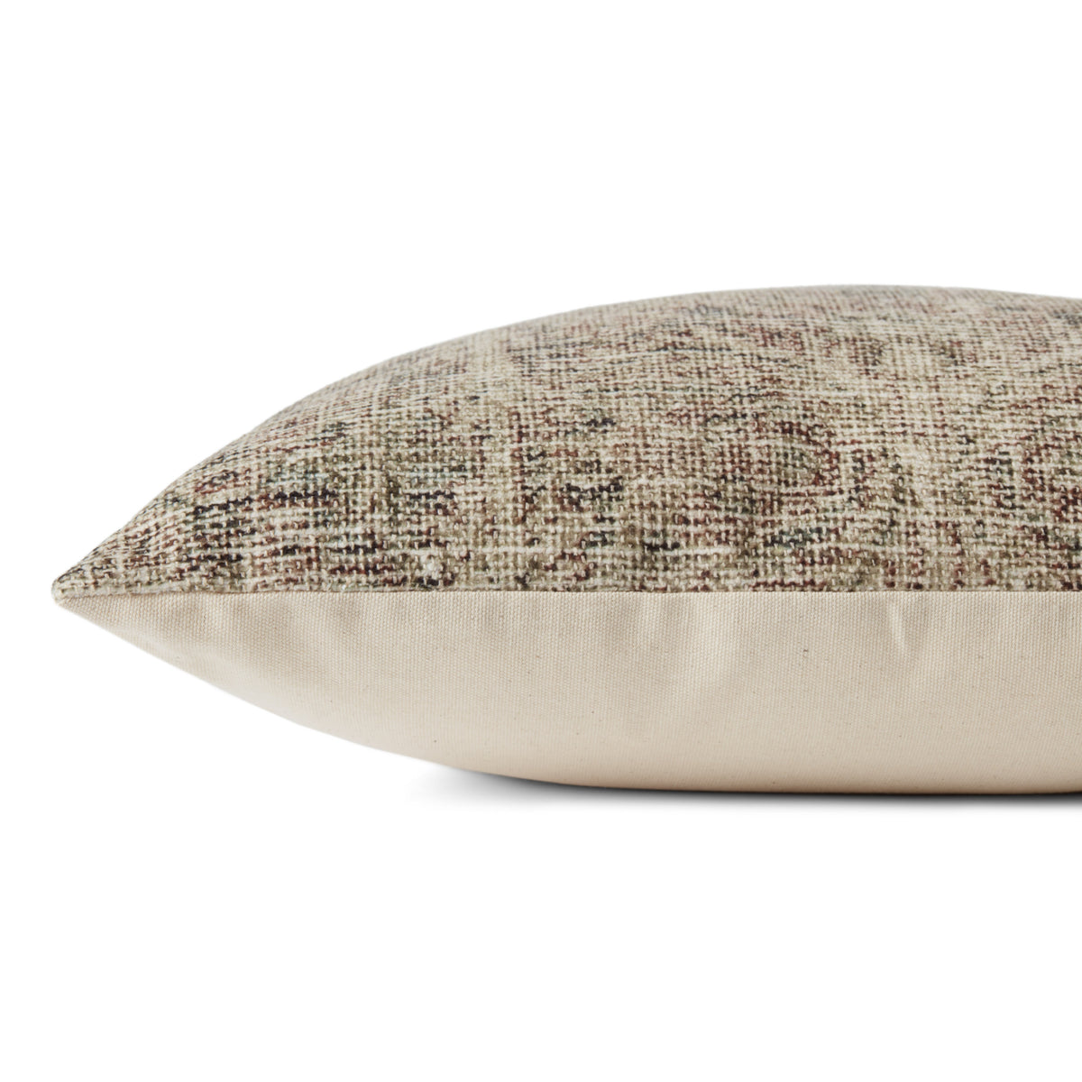 Loloi Beige/Multi 18" x 18" Cover Only Pillow