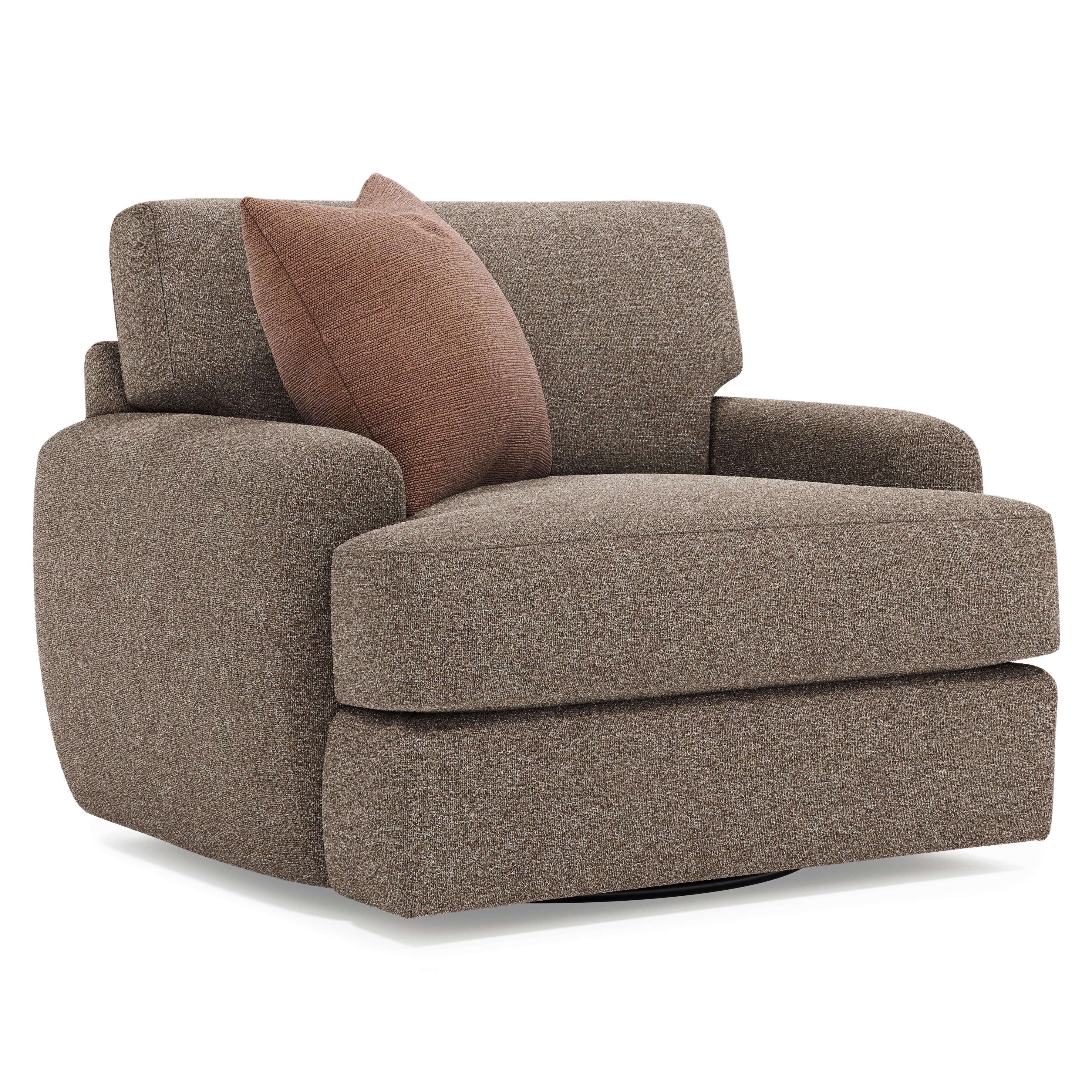 Cameron Fabric Swivel Chair by Bernhardt