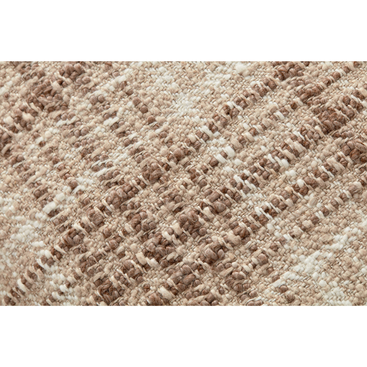 Chris Loves Julia x Loloi Beau Brown/Ivory 16" x 26" Cover Only Pillow