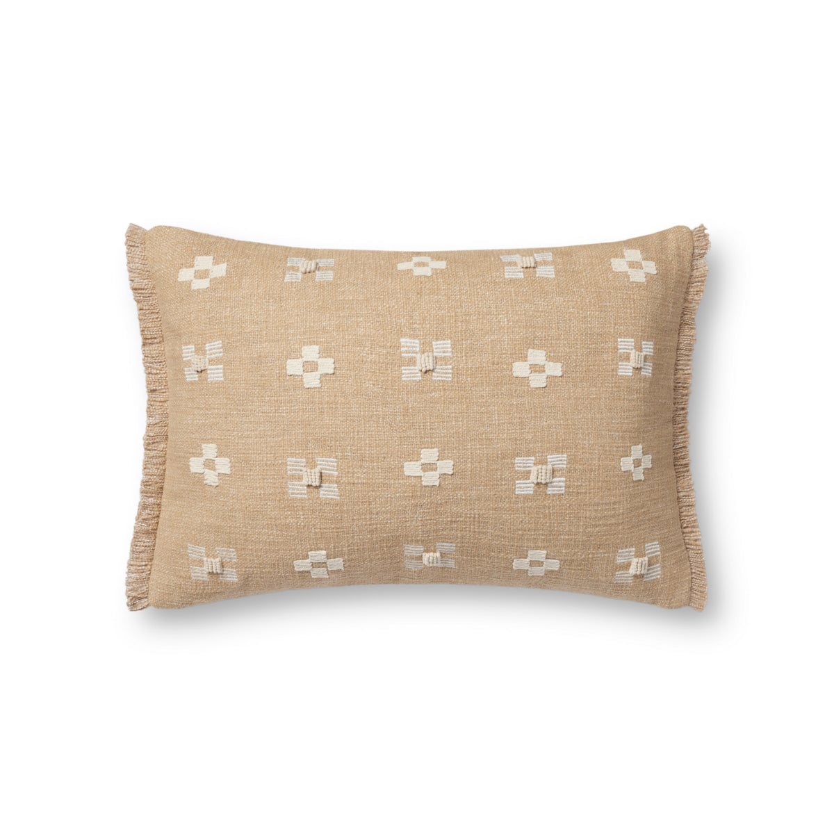 Loloi PLL0122 Natural 13" x 21" Cover Only Pillow by Loloi