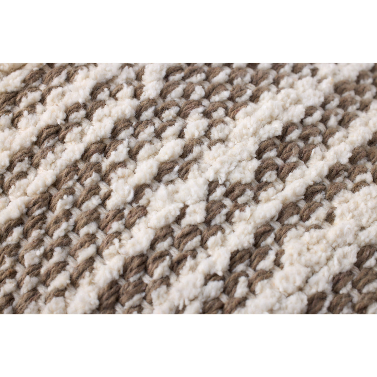 Loloi PLL0141 Dark Taupe/Ivory Cover Only Pillow by Loloi