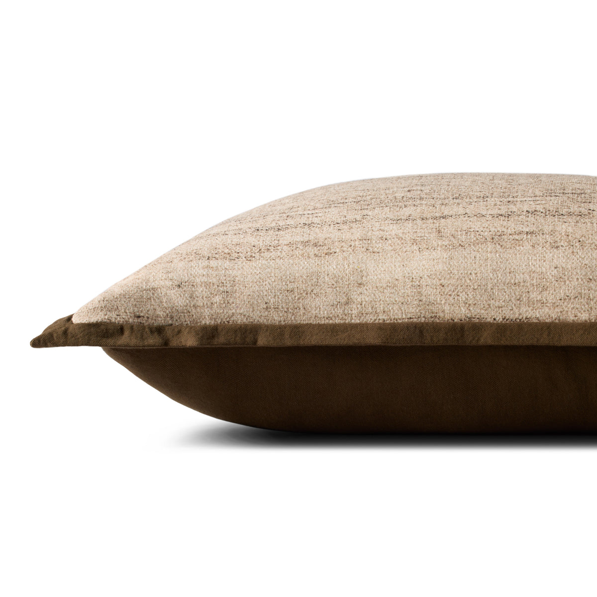 Loloi PLL0143 Brown/Ivory Cover Only Pillow by Loloi