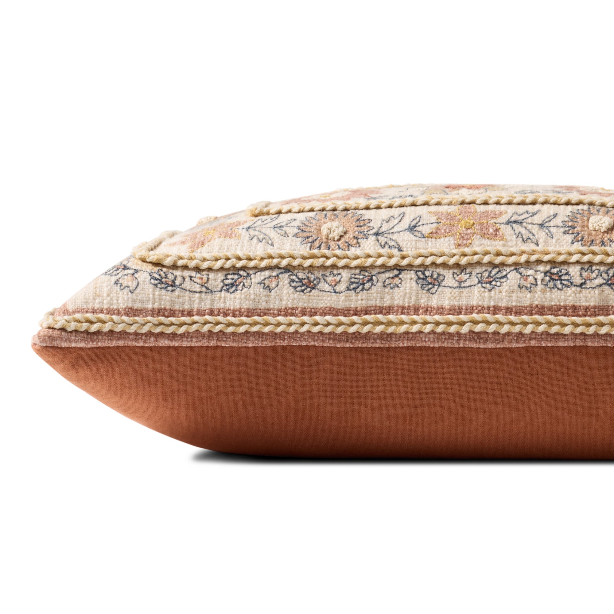 Loloi Red/Multi 13'' x 21'' Cover with Poly Pillow