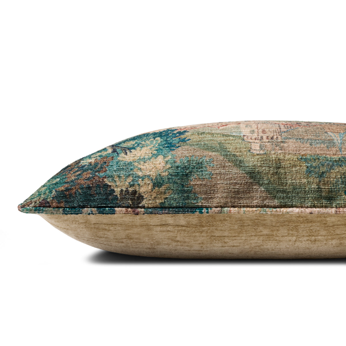 Loloi PLL0211 Green/Multi Cover Only Pillow by Loloi