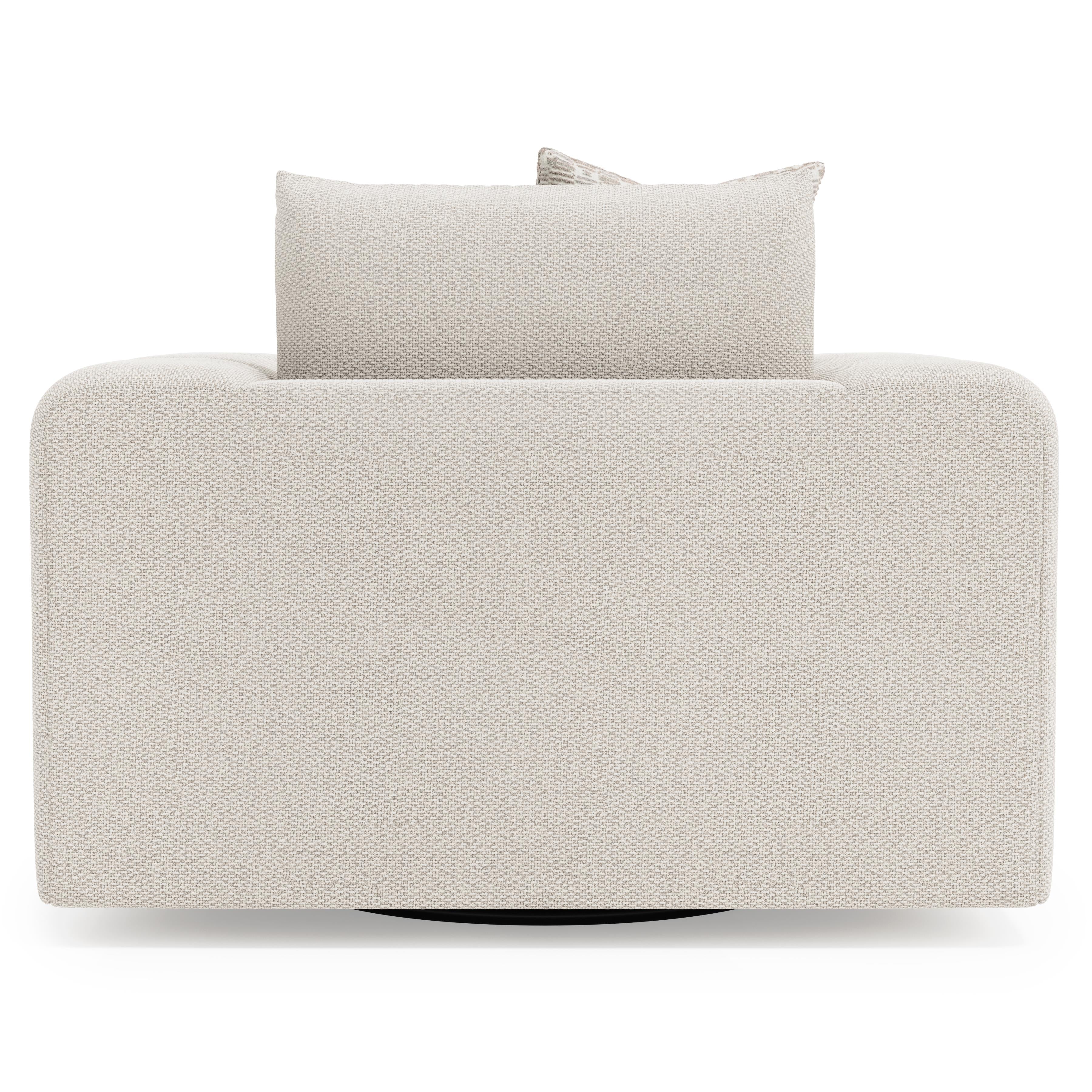 Vista Fabric Swivel Chair by Bernhardt