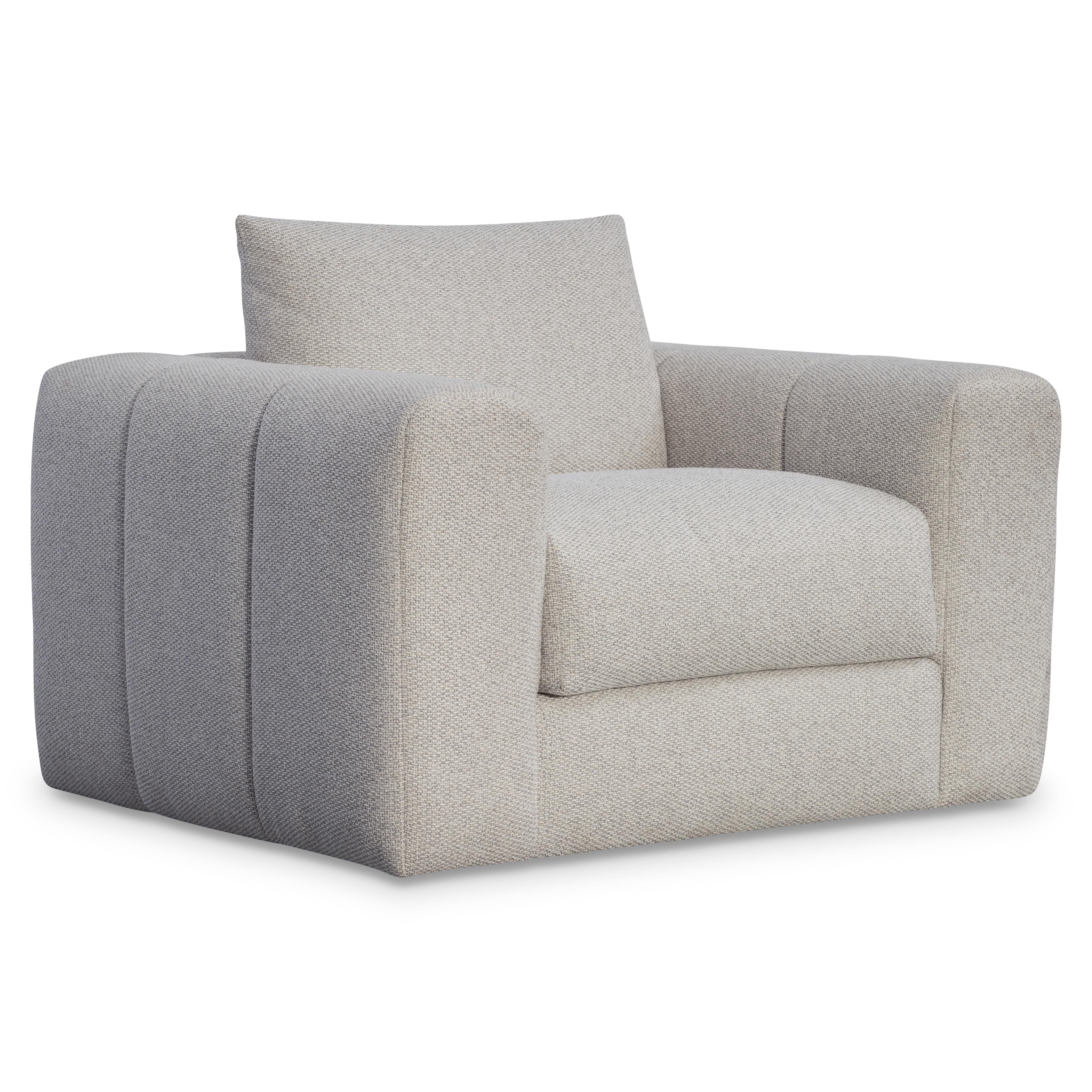 Vista Fabric Swivel Chair by Bernhardt