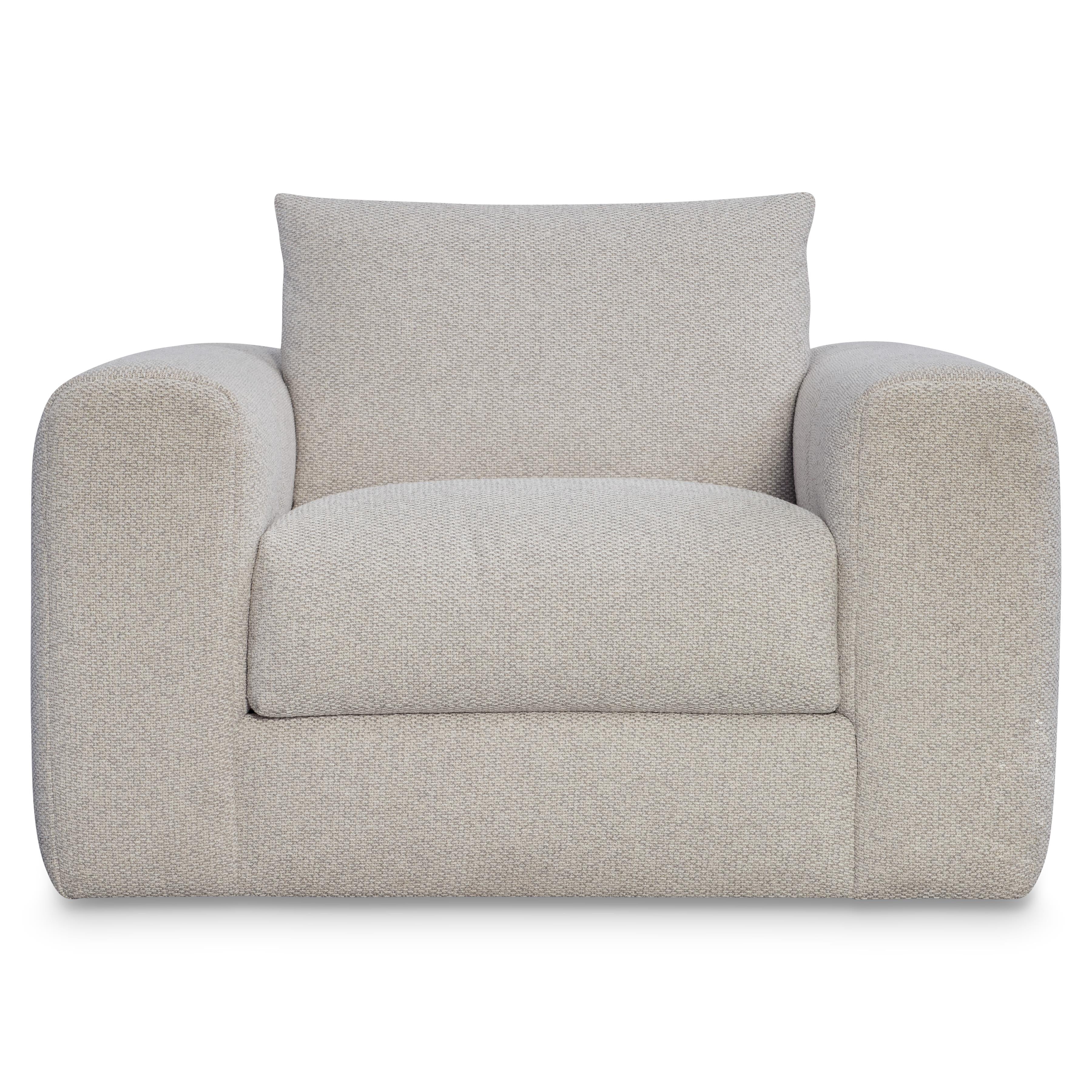 Vista Fabric Swivel Chair by Bernhardt