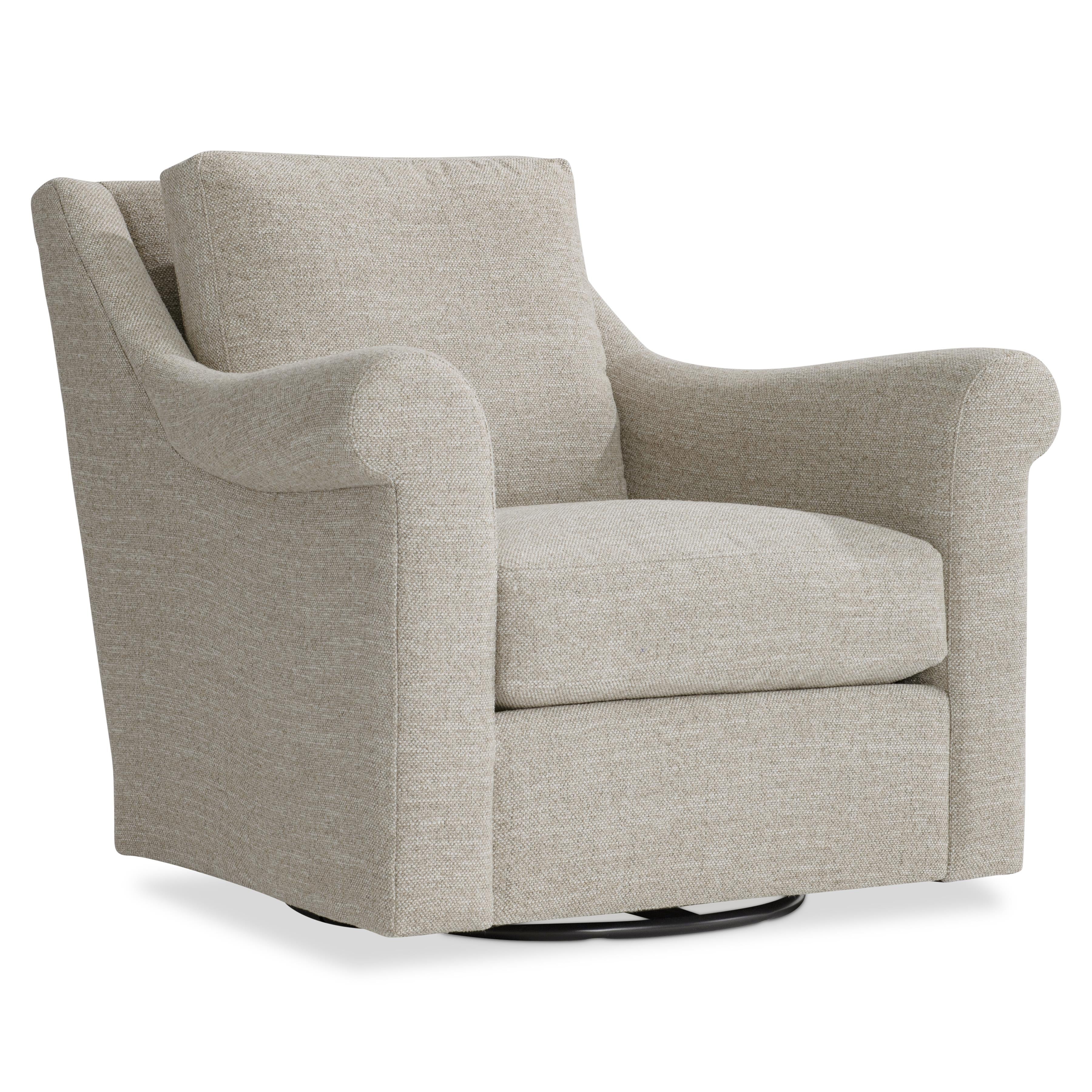 Keirnan Fabric Swivel Chair by Bernhardt