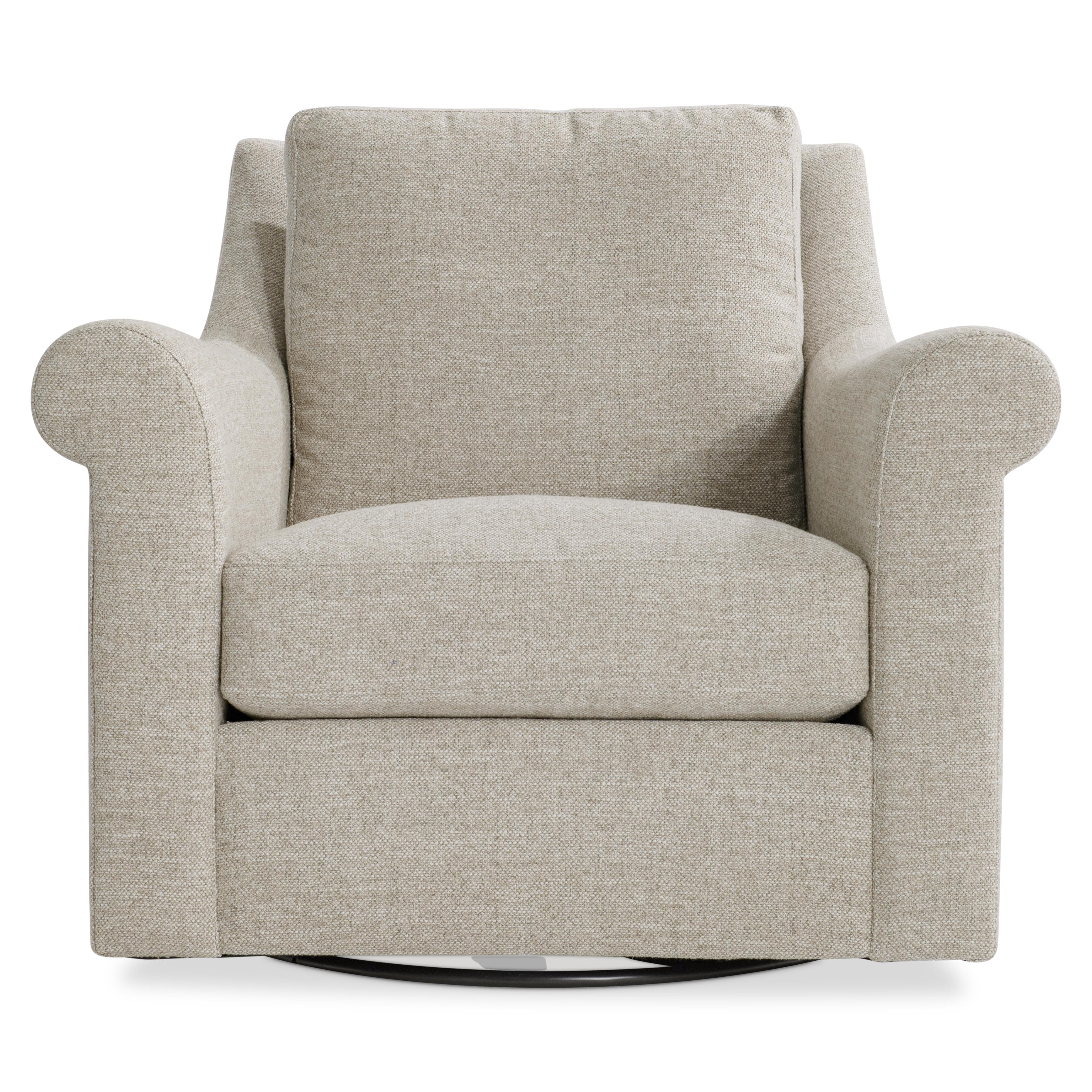 Keirnan Fabric Swivel Chair by Bernhardt