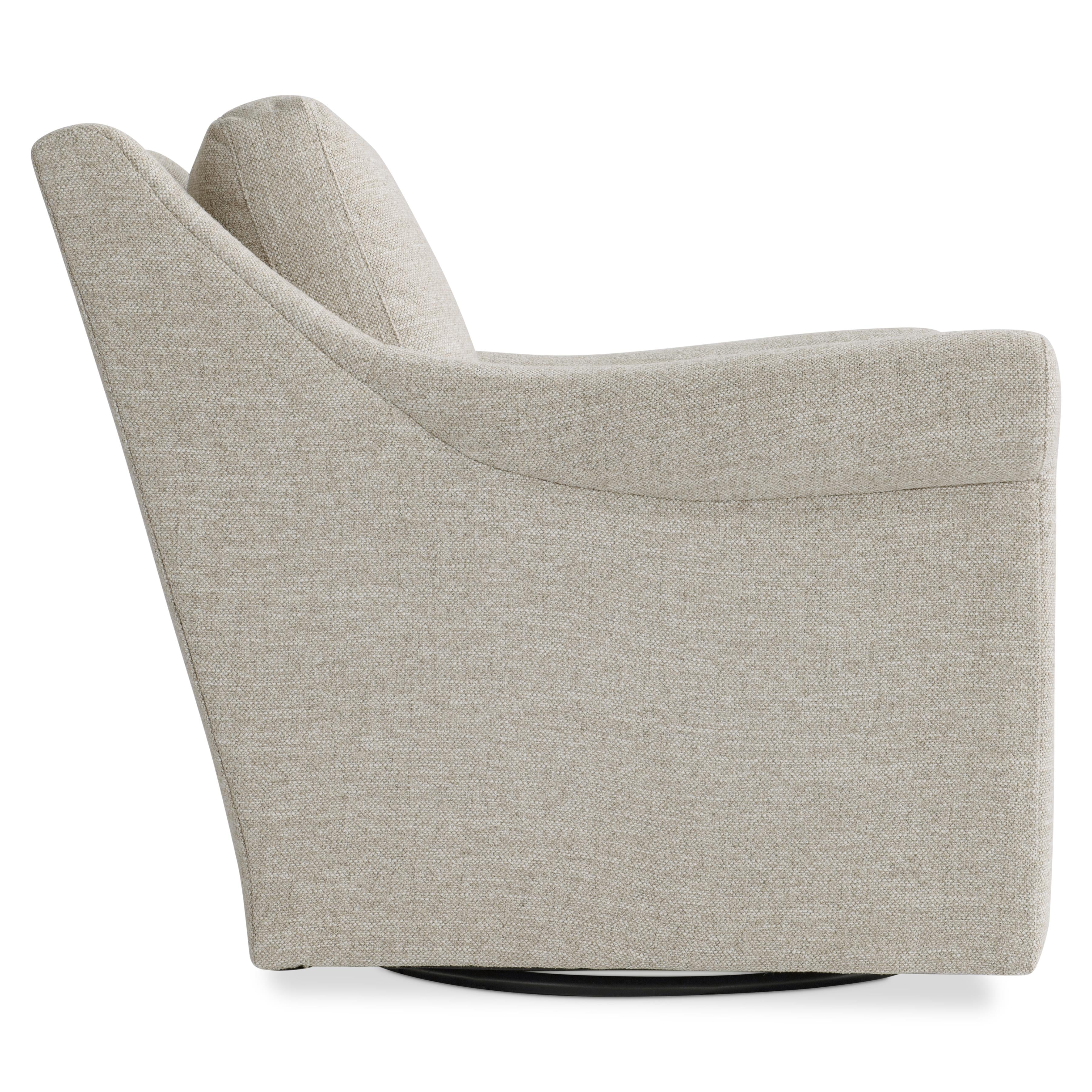 Keirnan Fabric Swivel Chair by Bernhardt