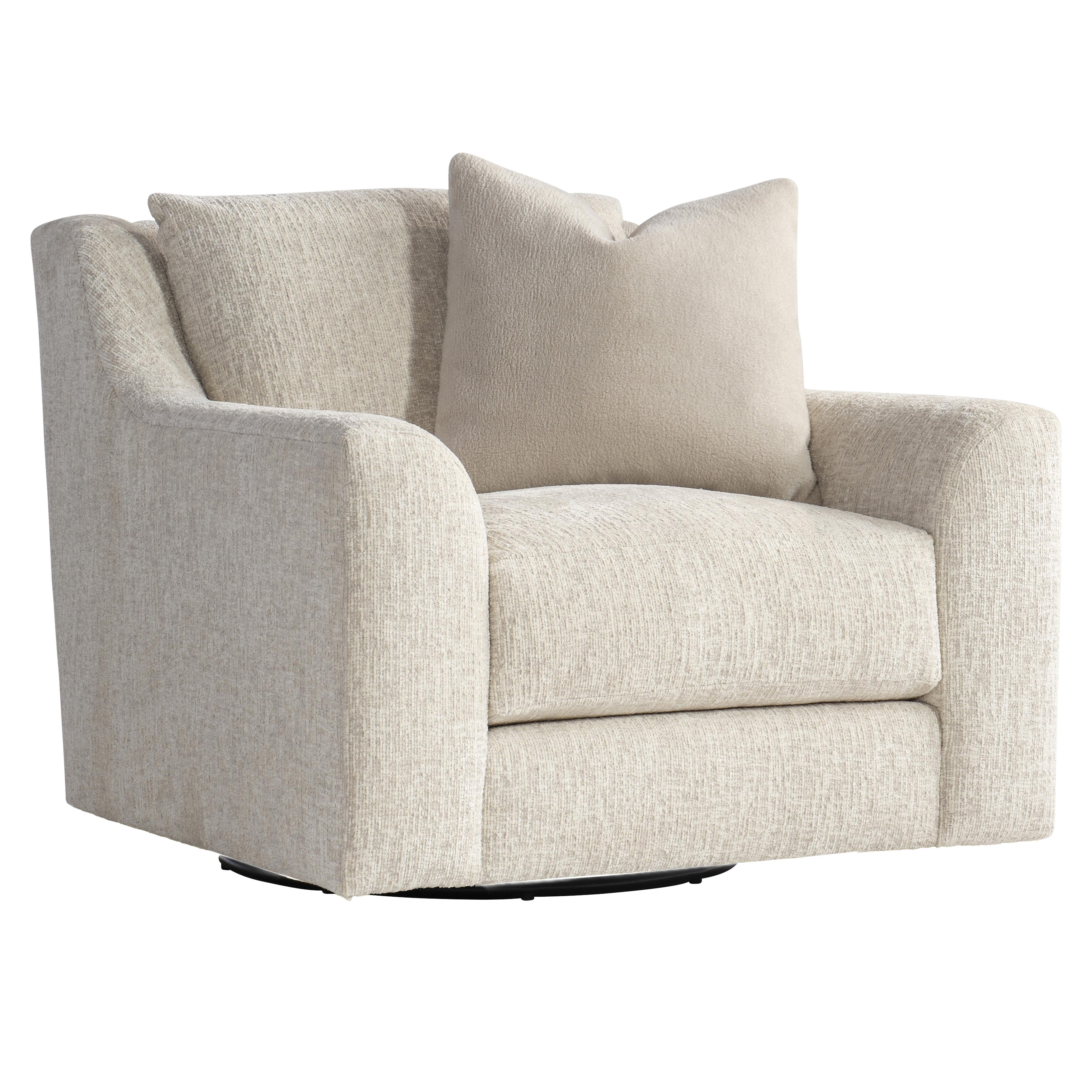 Gabi Fabric Swivel Chair by Bernhardt