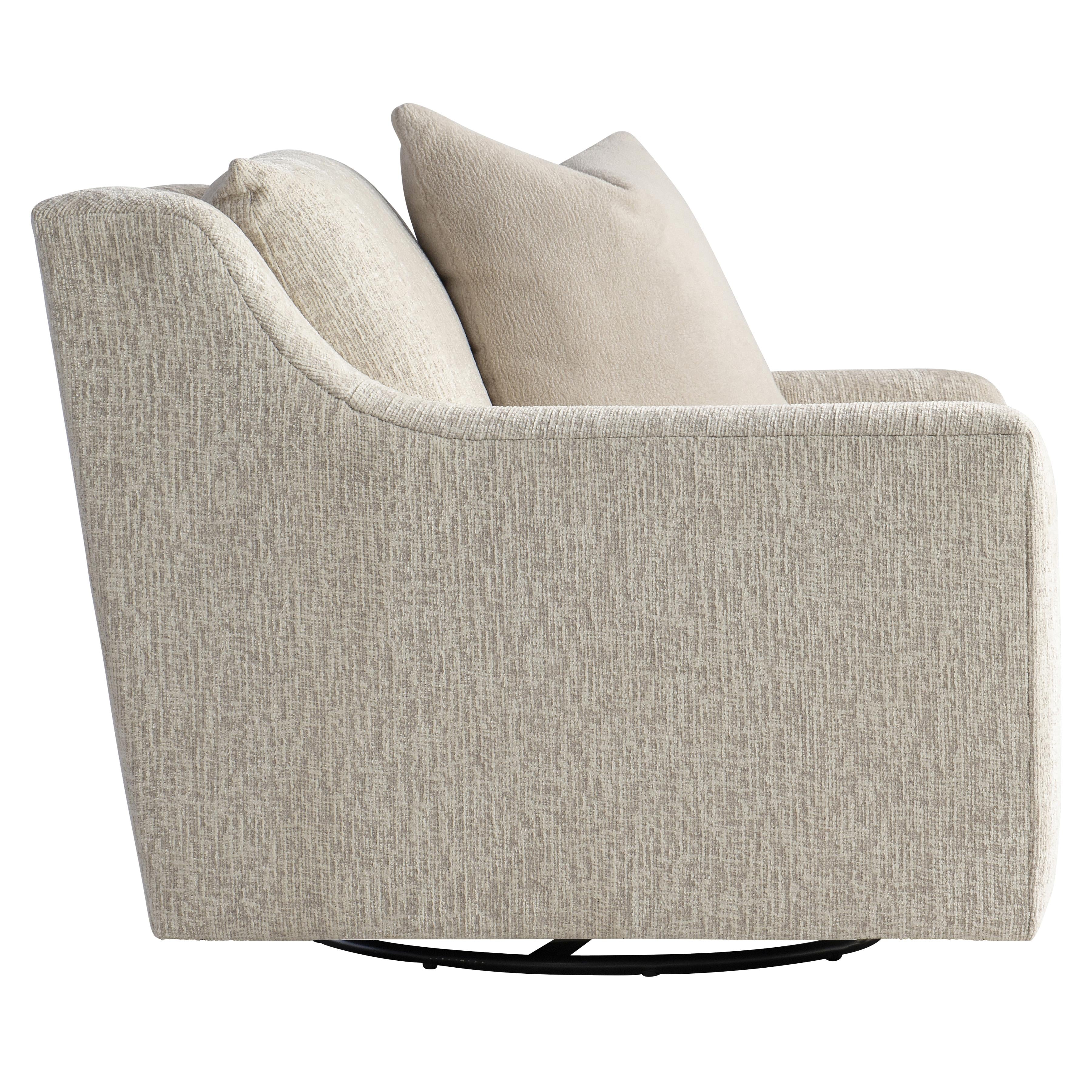 Gabi Fabric Swivel Chair by Bernhardt