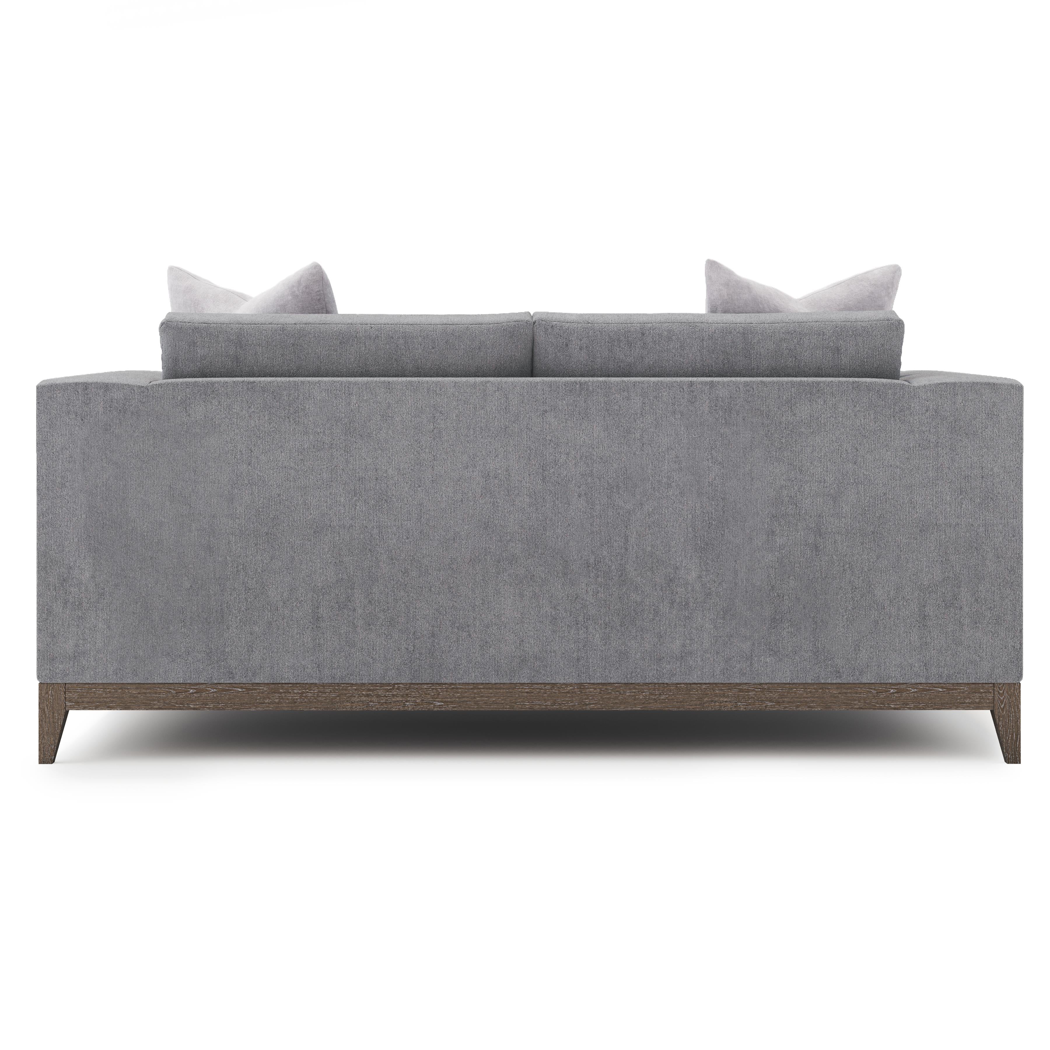 Noel Grey Fabric Loveseat by Bernhardt