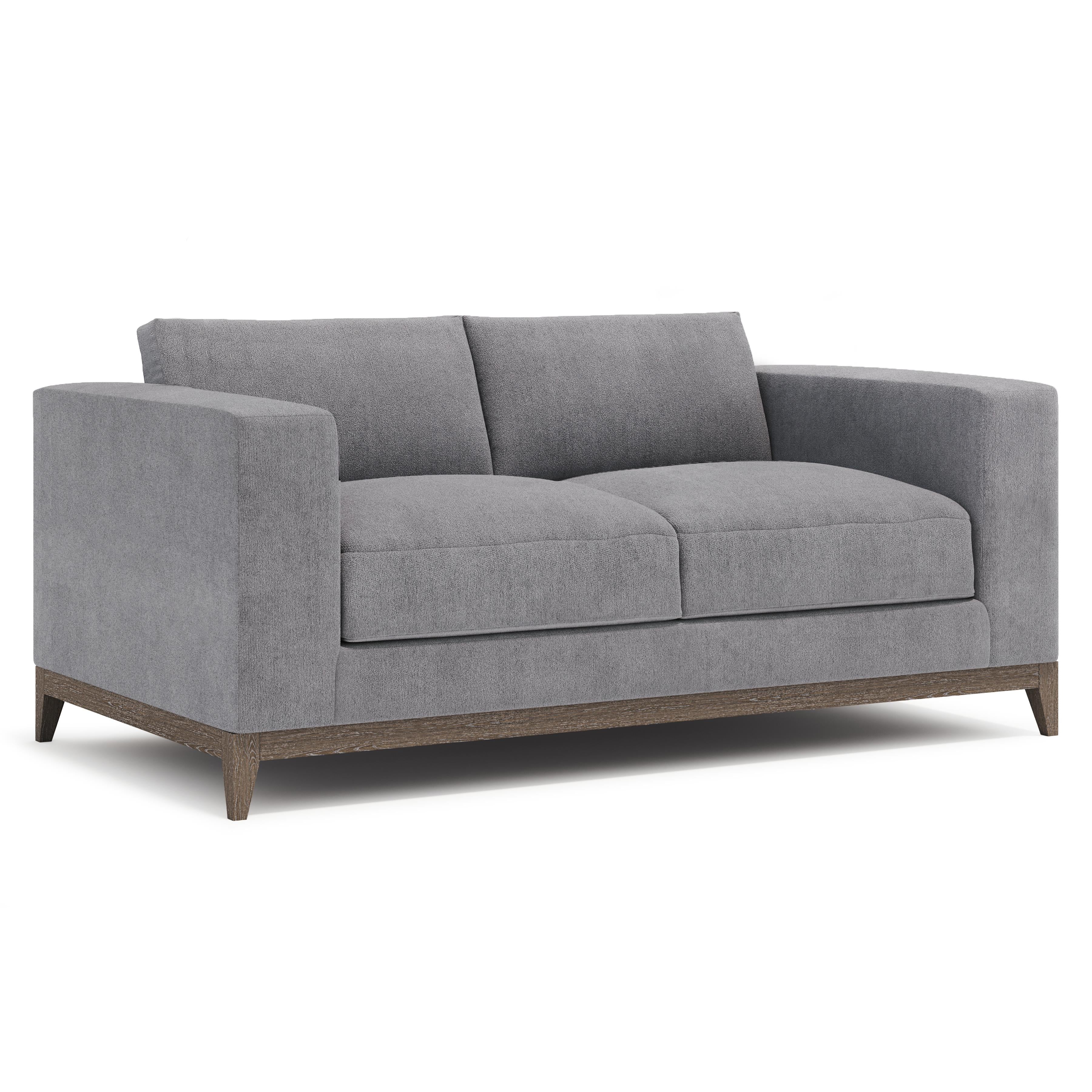Noel Grey Fabric Loveseat by Bernhardt