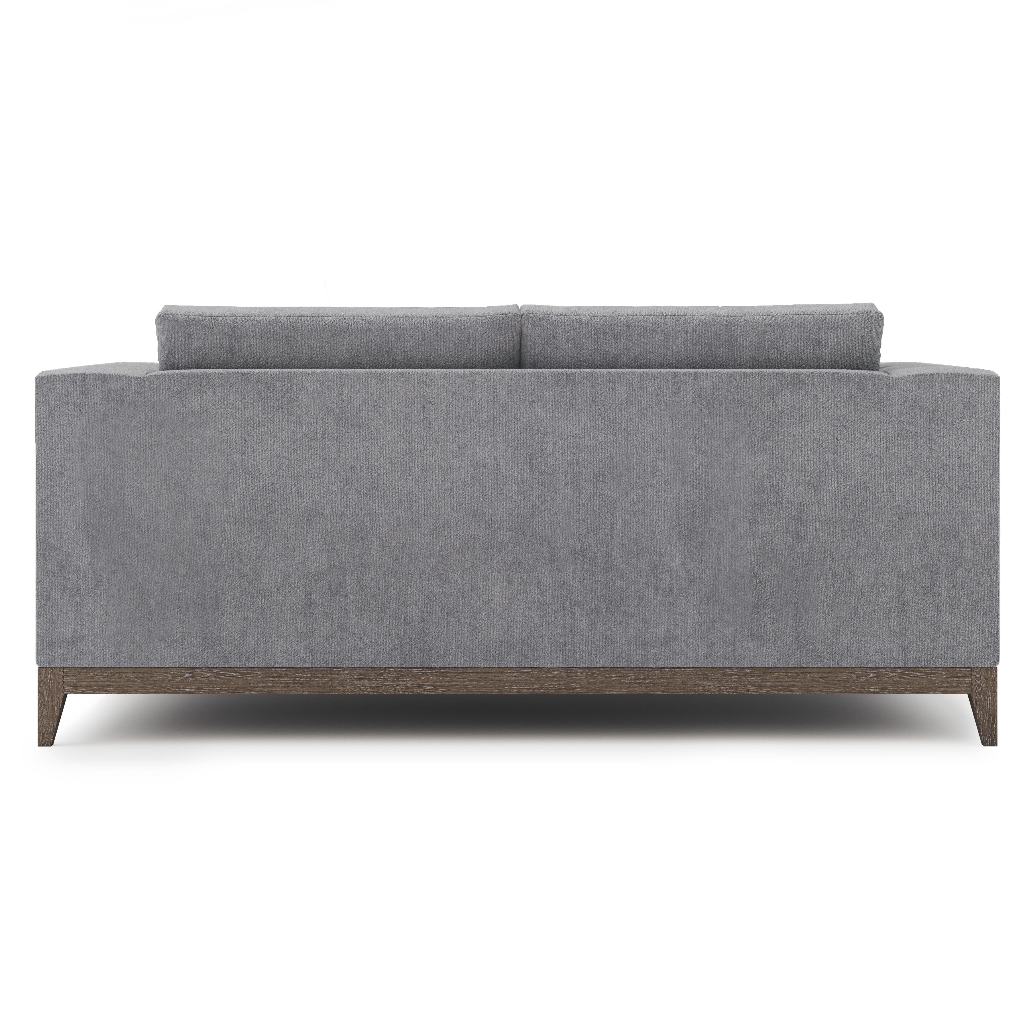 Noel Grey Fabric Loveseat by Bernhardt