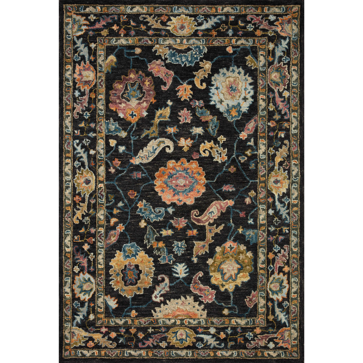 Loloi Padma Black/Multi Rug by Loloi