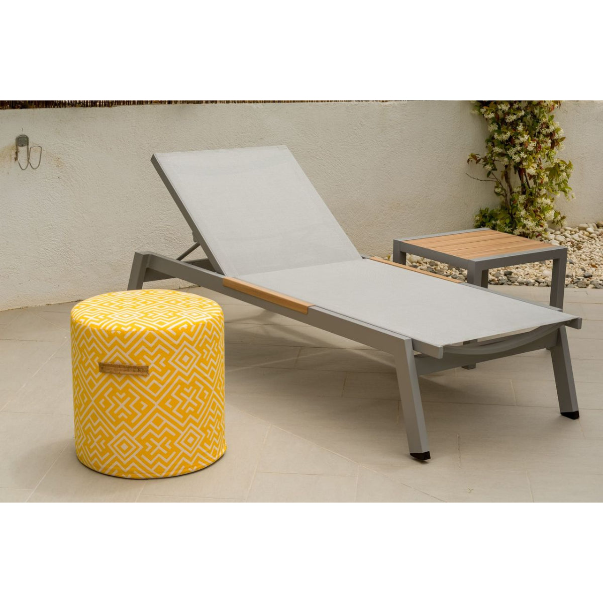 Panama 1-piece Light Sun Lounger