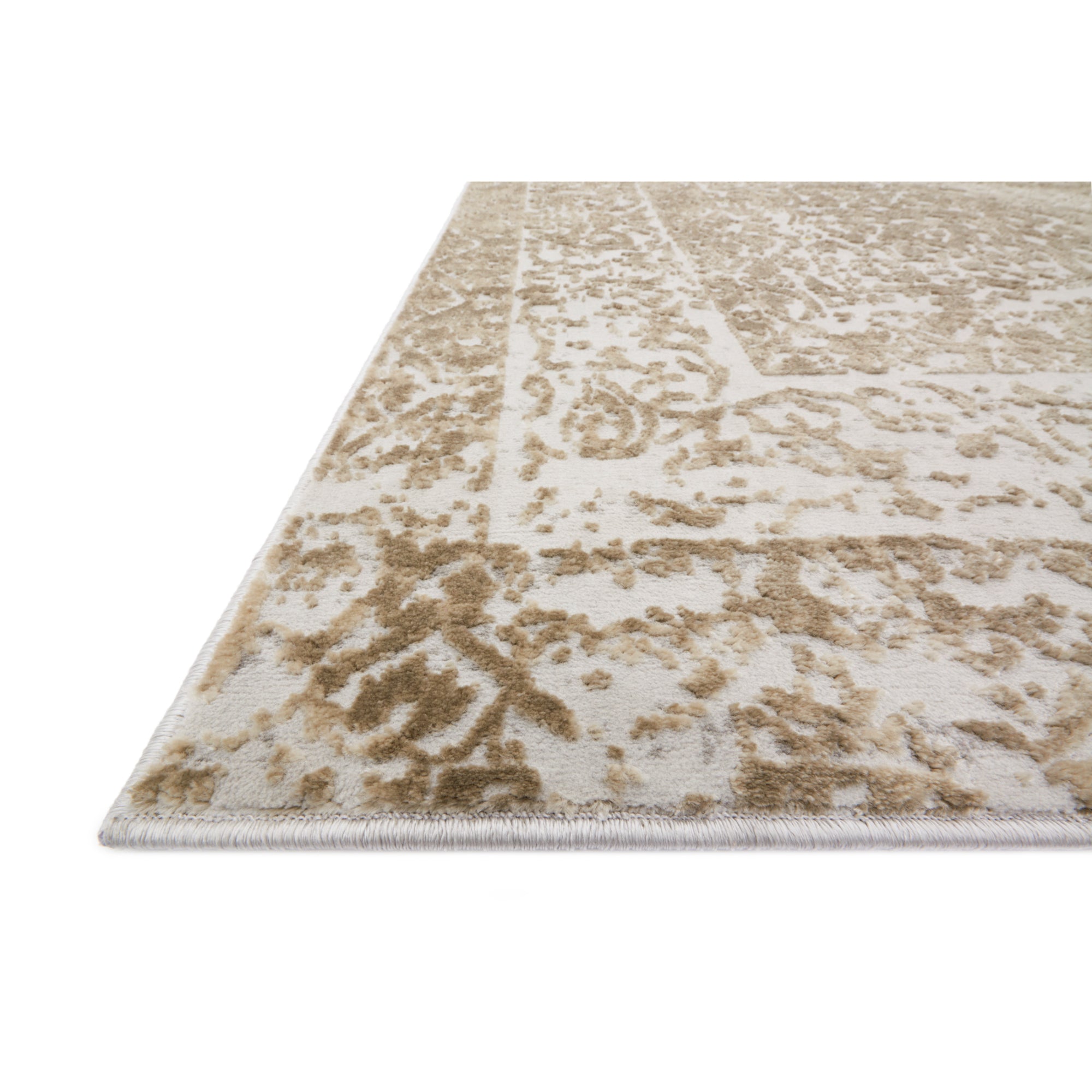 Loloi Patina Champagne/Light Grey 18" x 18" Sample Rug