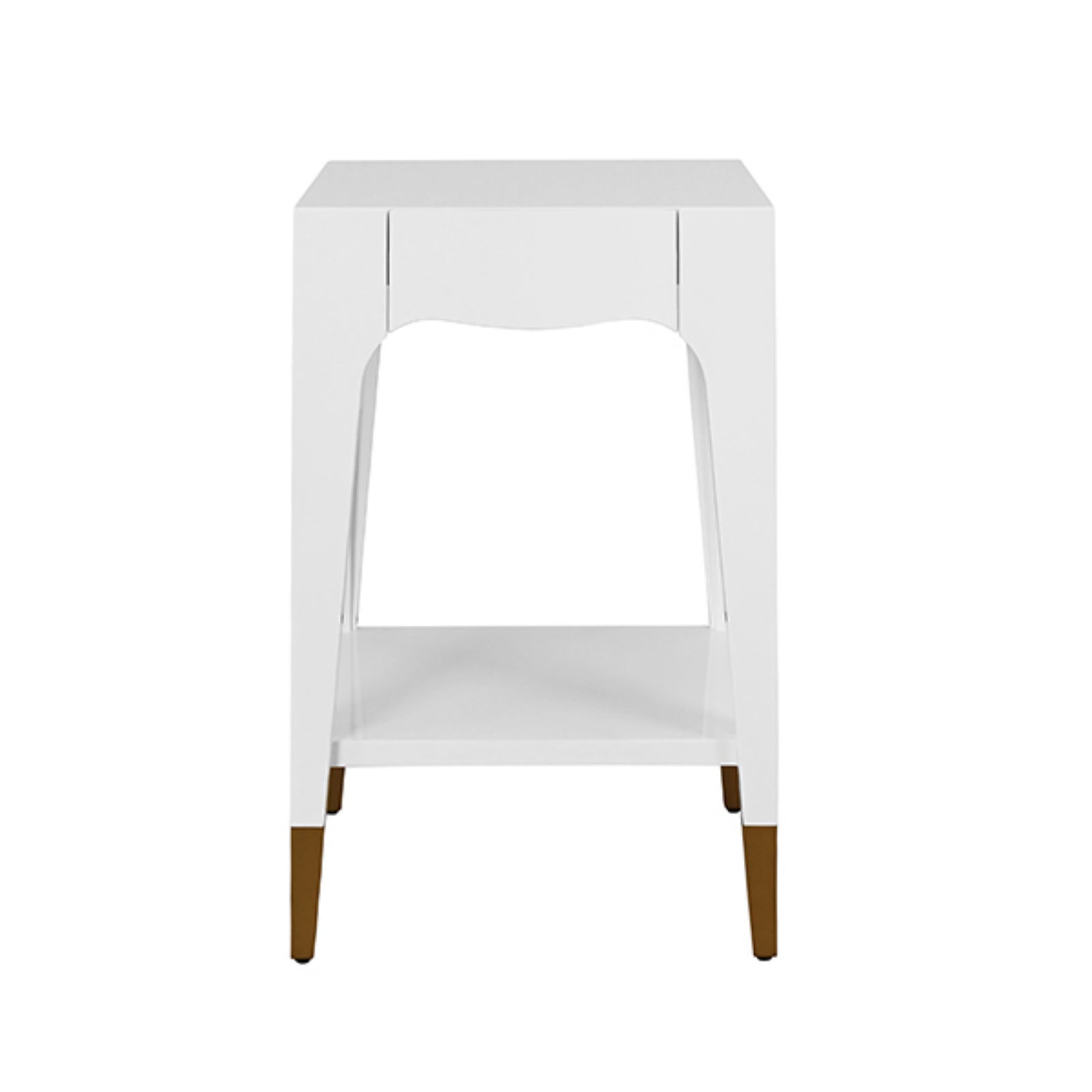 Patti Tapered Leg One Drawer Side Table