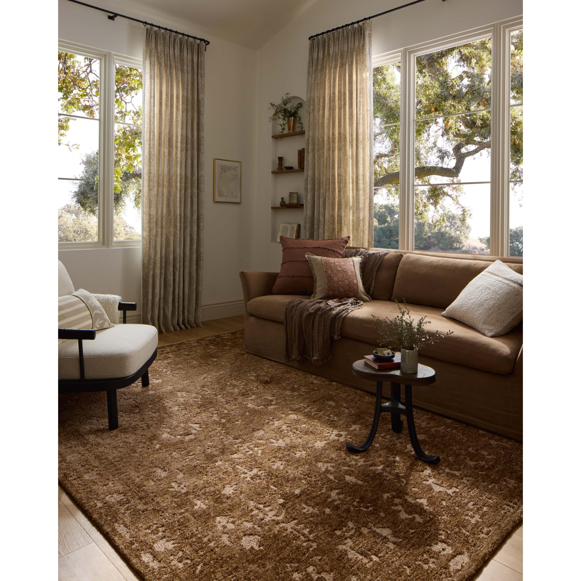 Loloi Percival Mocha/Sand Rug