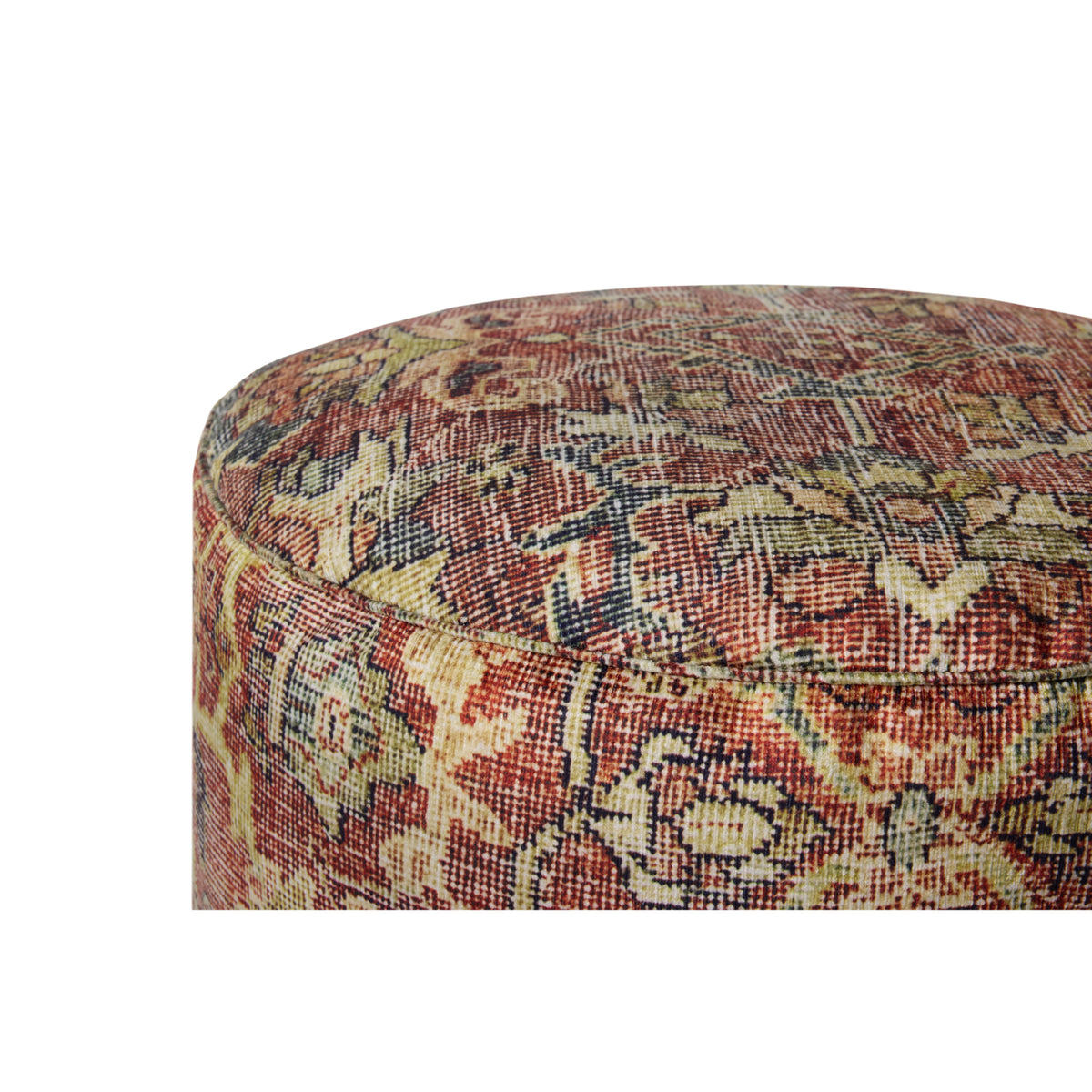Loloi LPFLAY2 Spice 18 x 18 x 20 Pouf by Loloi