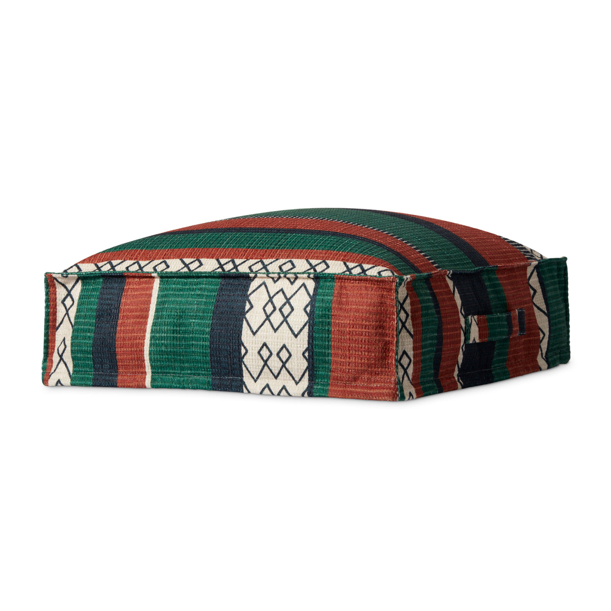 Loloi PF0013 Fiesta 24"W x 24"D x 7"H Pouf by Loloi