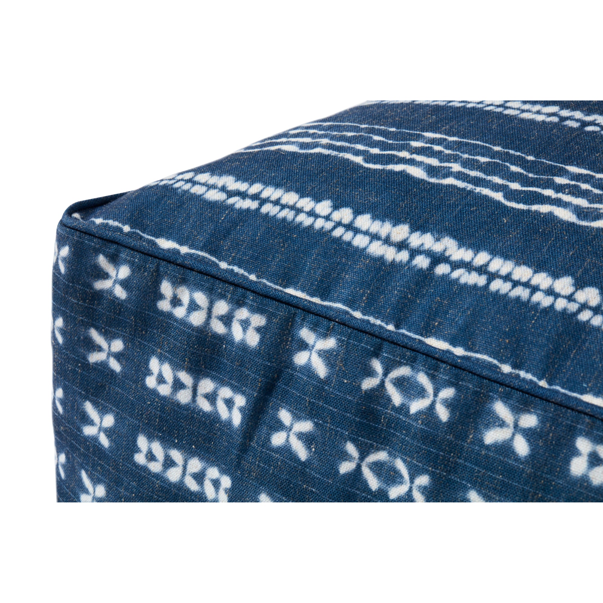 Loloi PF0007 Indigo/Ivory Pouf