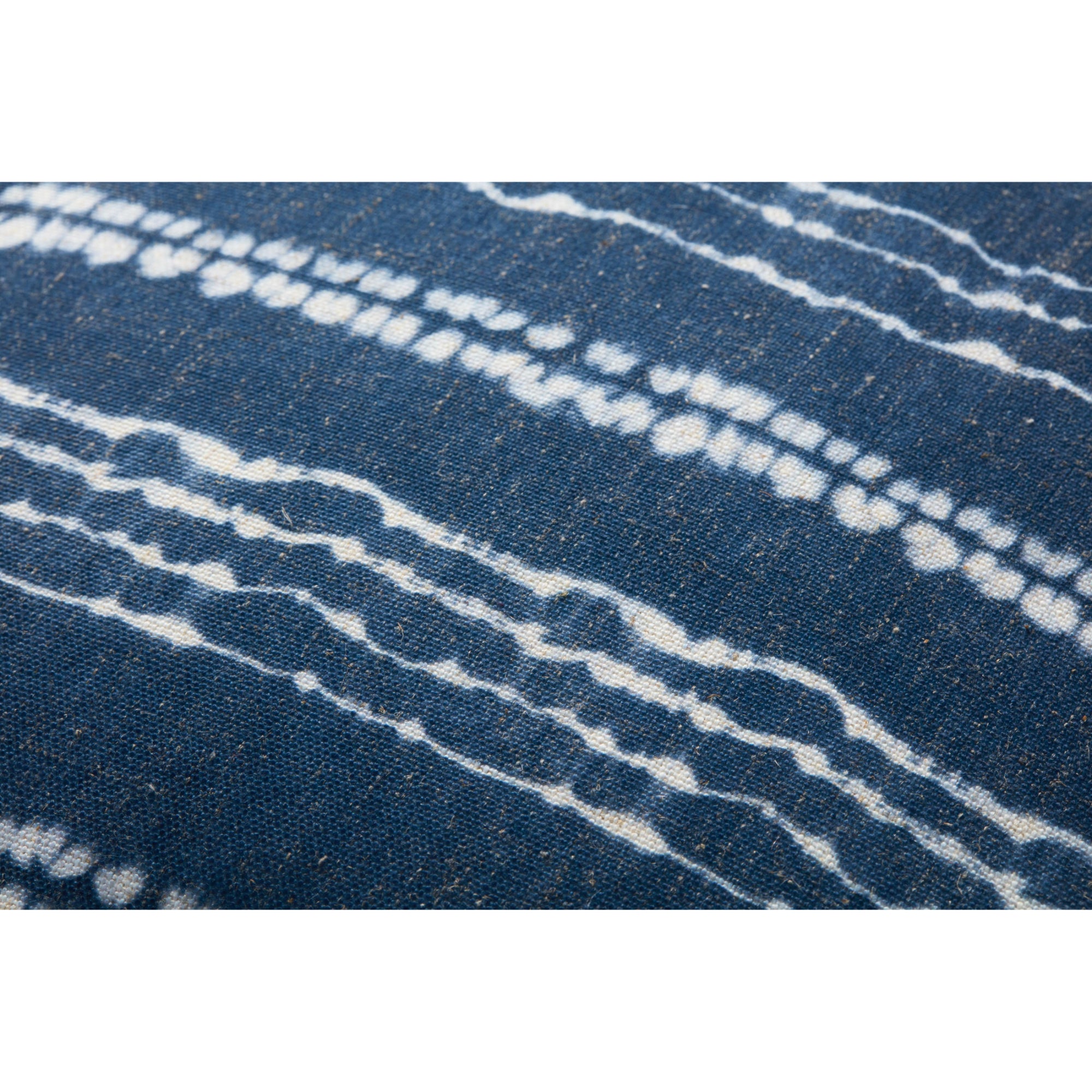 Loloi PF0007 Indigo/Ivory Pouf