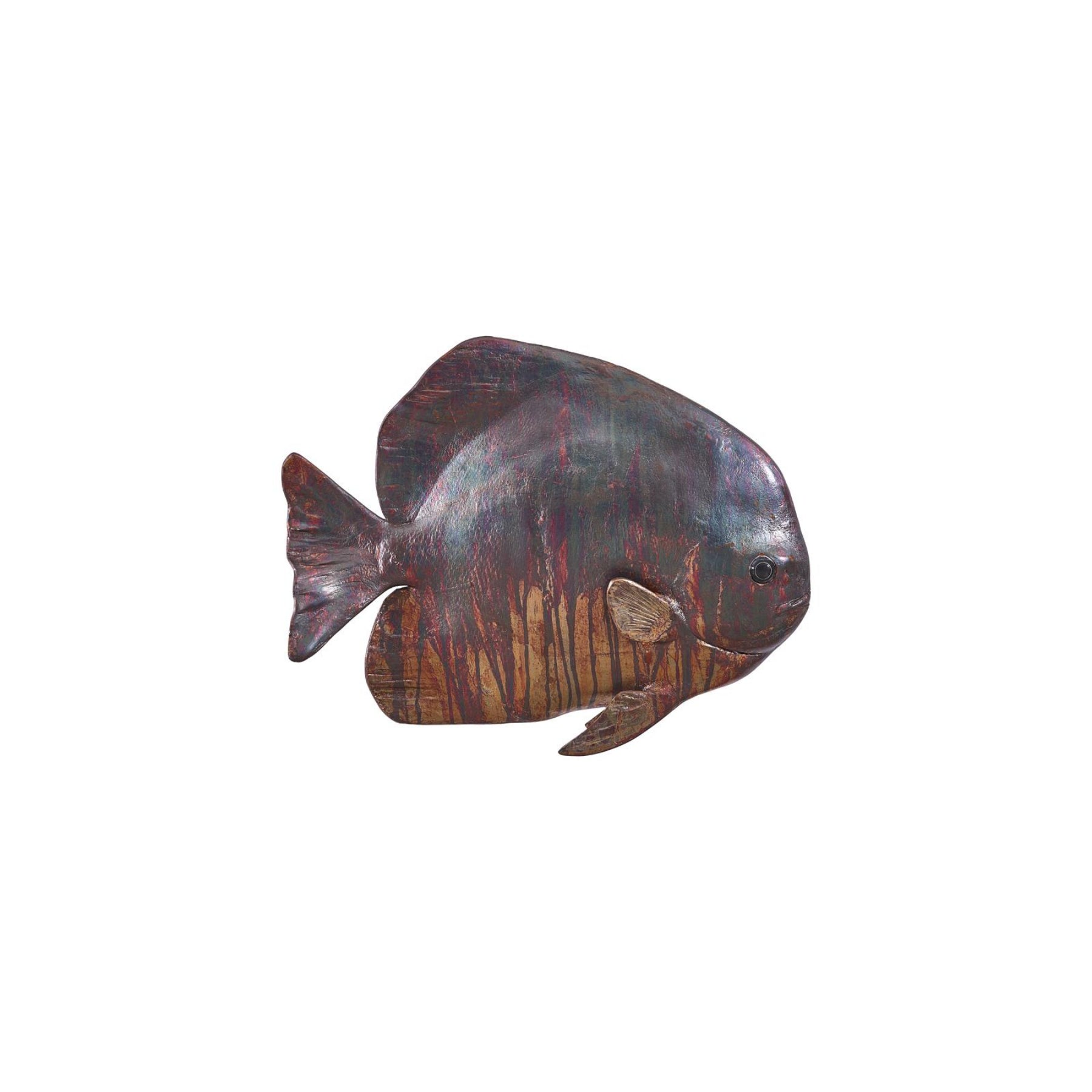 Australian Bat Fish Wall Sculpture - Brown