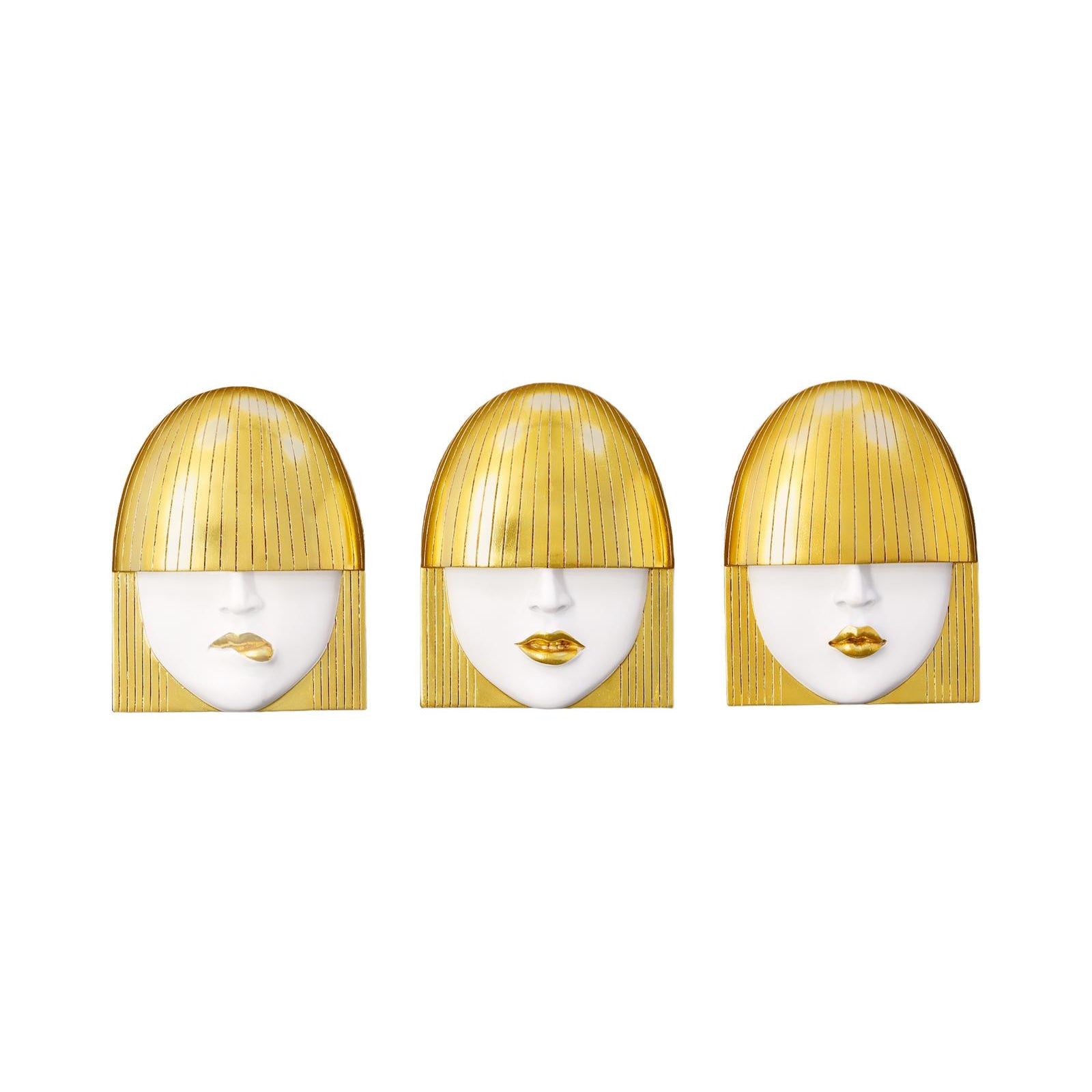 Fashion Faces Small Wall Art - Set of 3