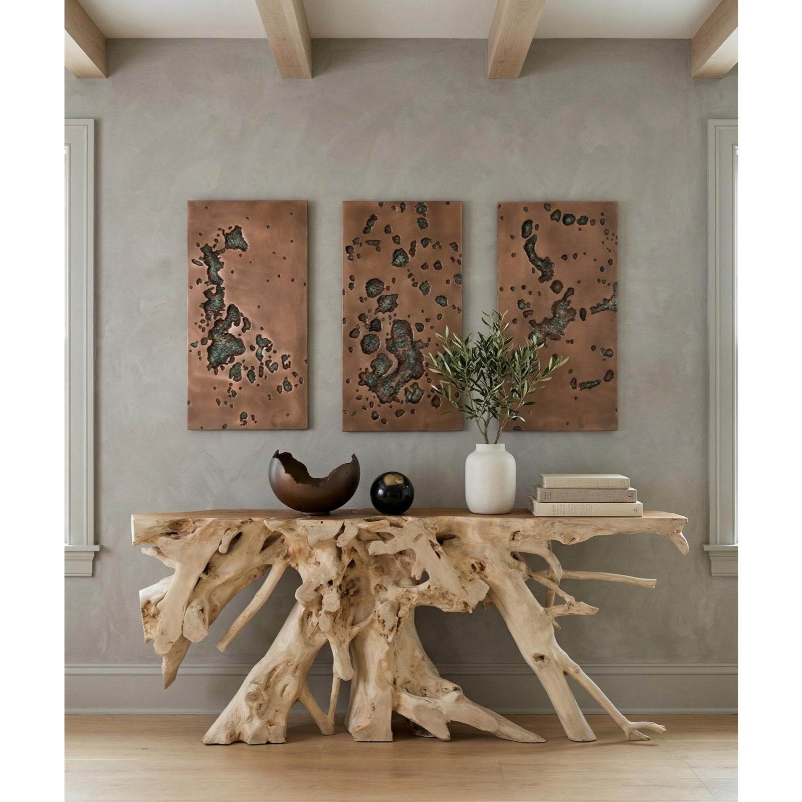 Splotch Sparse Rectangular Wall Art