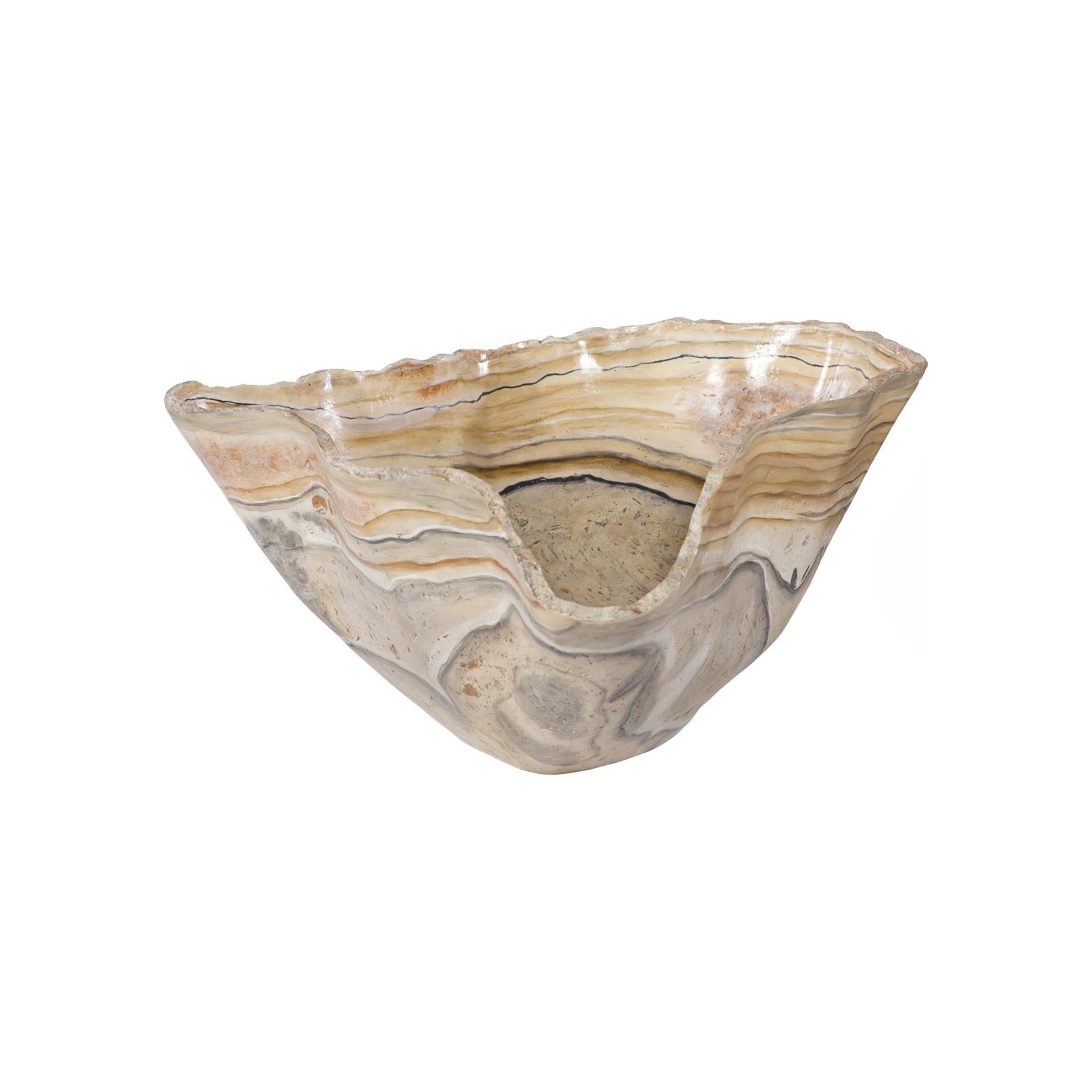 Cast Onyx Bowl - Faux Finish