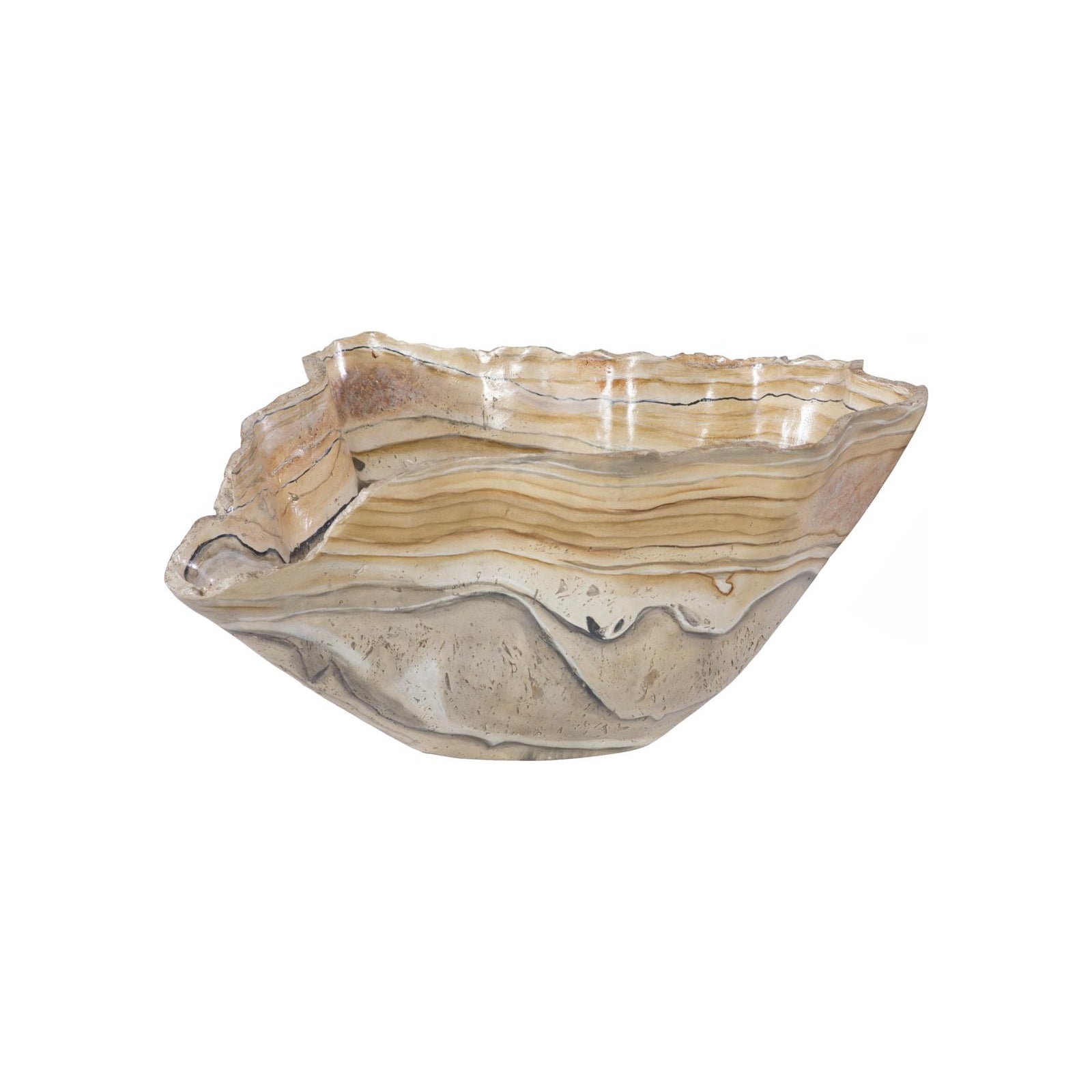 Cast Onyx Bowl - Faux Finish