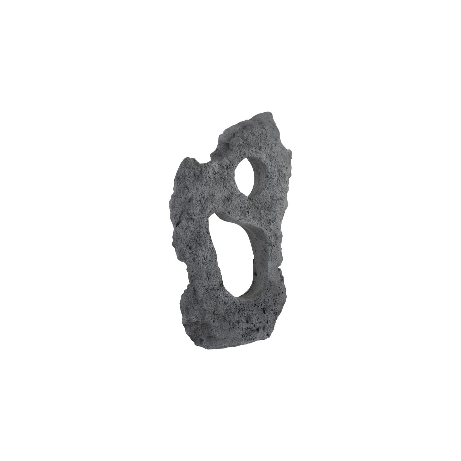 Colossal Cast Stone Double Hole Sculpture