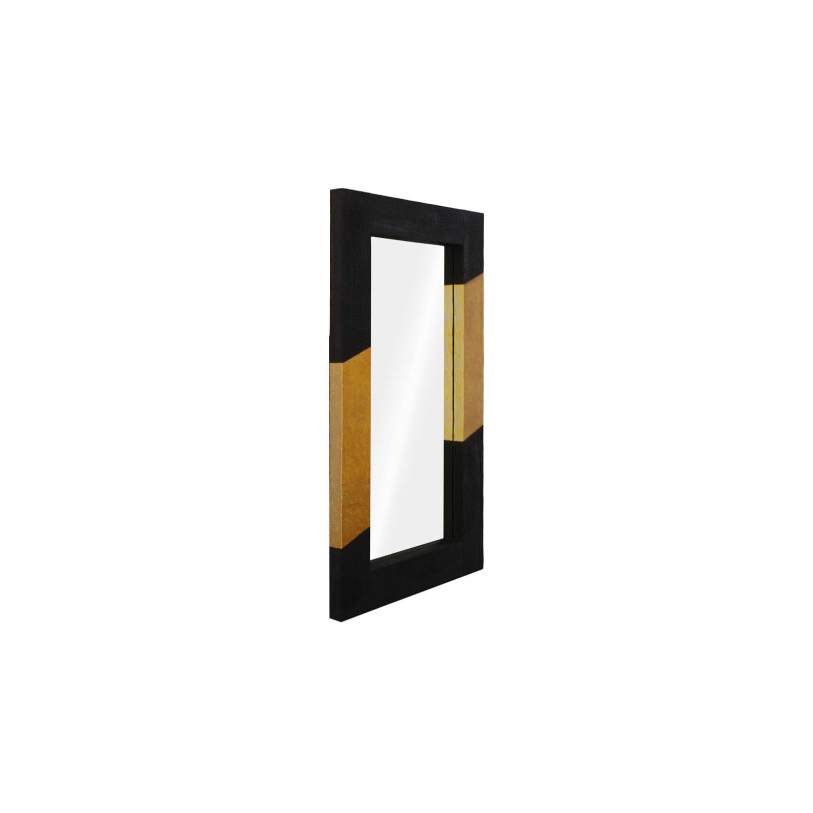 Scorched Rectangle Mirror