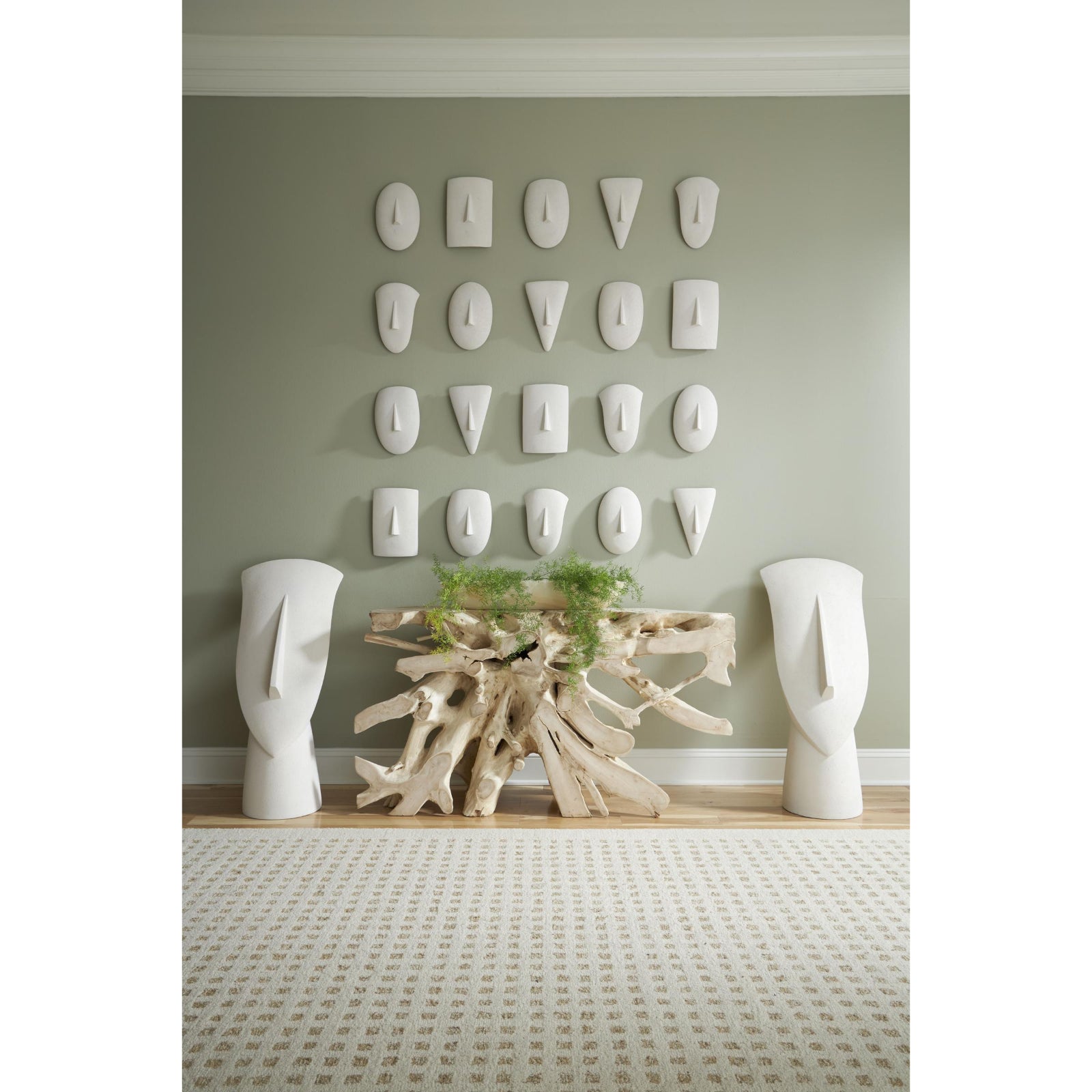 Geometric Cycladic Wall Art - Set of 5