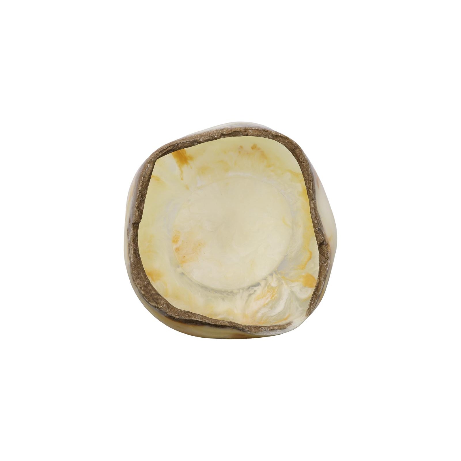 Cast Onyx Bowl - White Cloud