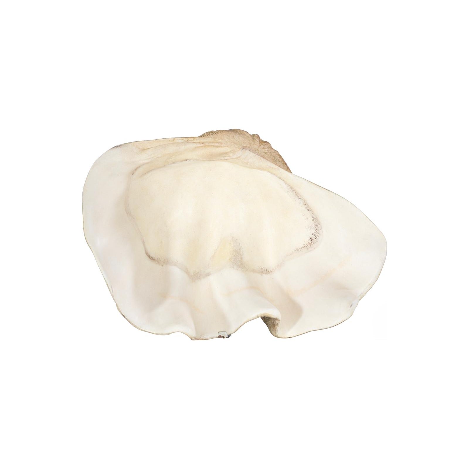 Cast Clam Shell Bowl - Faux Finish