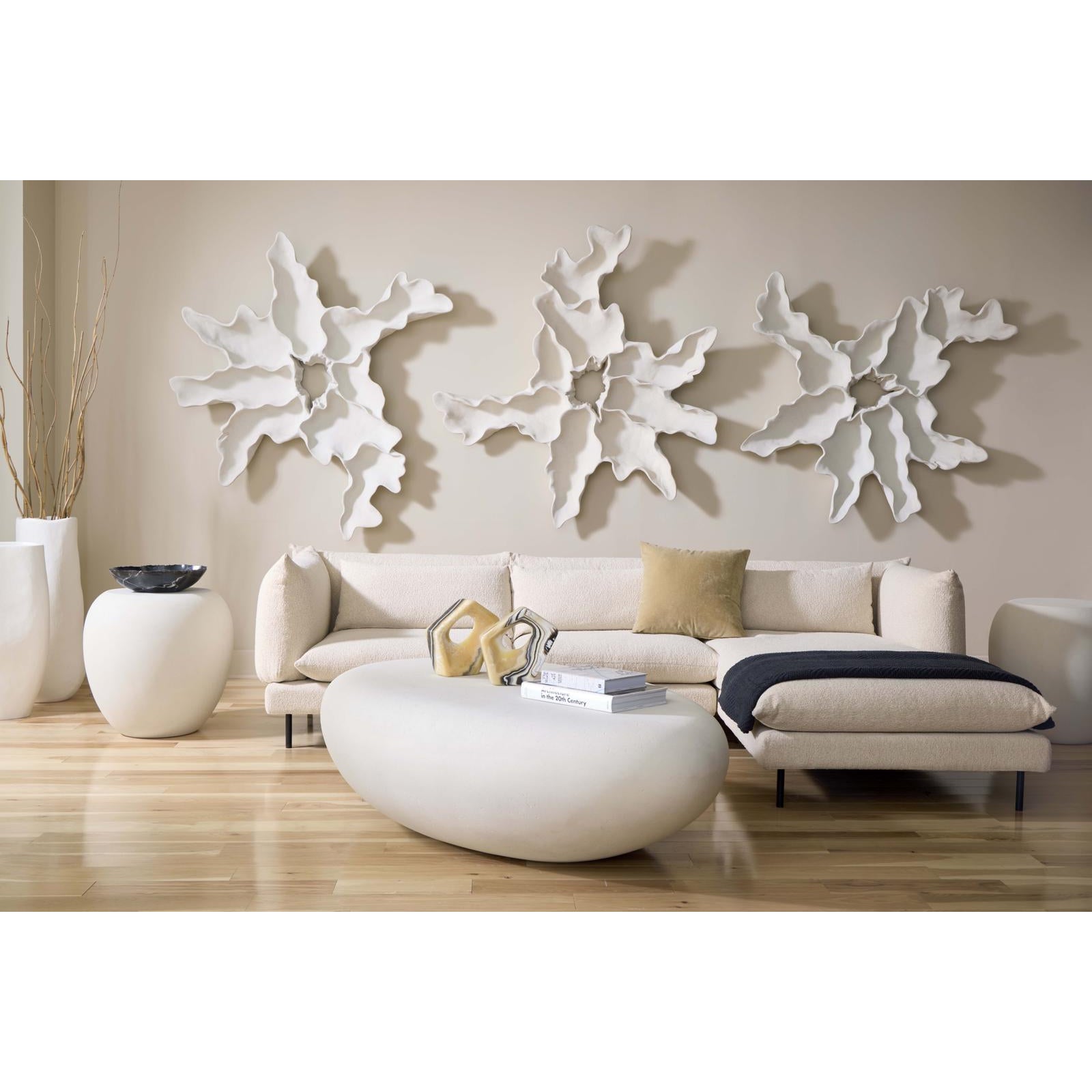 Contour Cast Root Flower Wall Art
