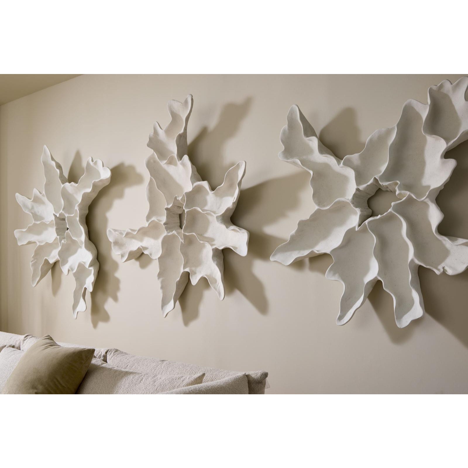 Contour Cast Root Flower Wall Art