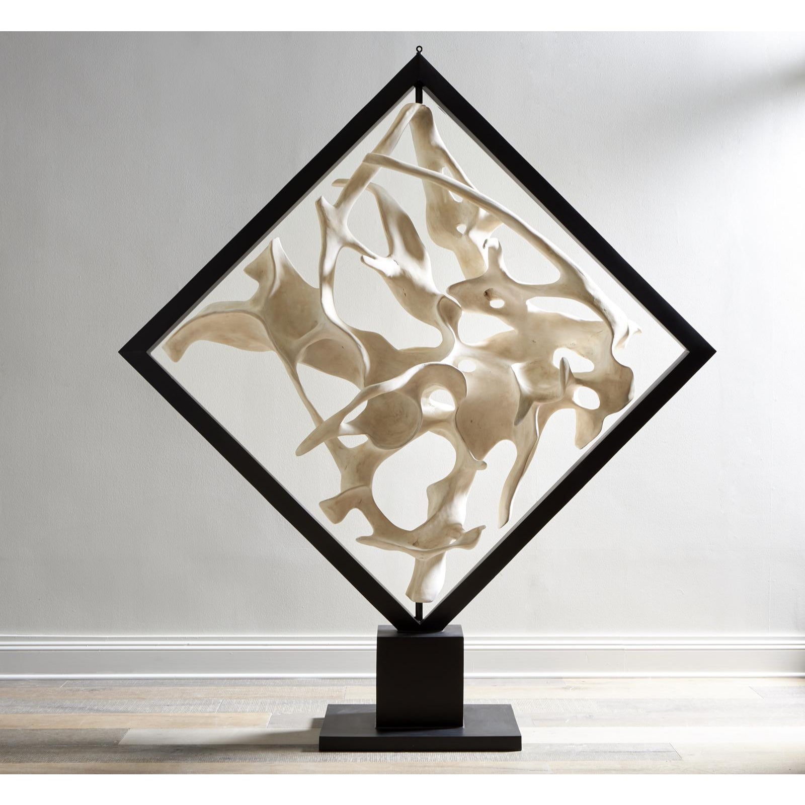 Cast Revolving Diamond Sculpture