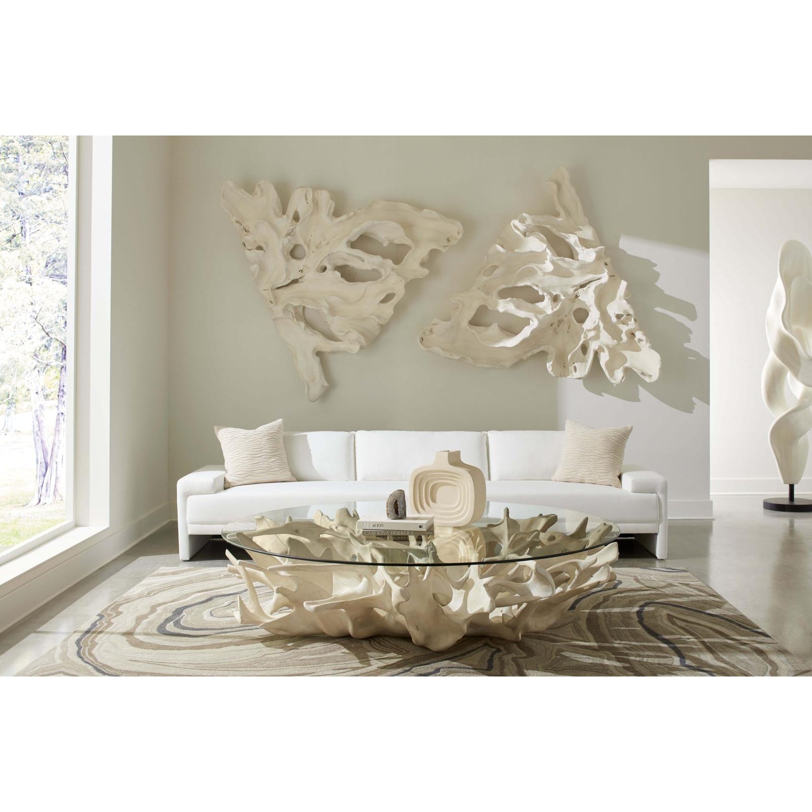 Cast Root Round Coffee Table