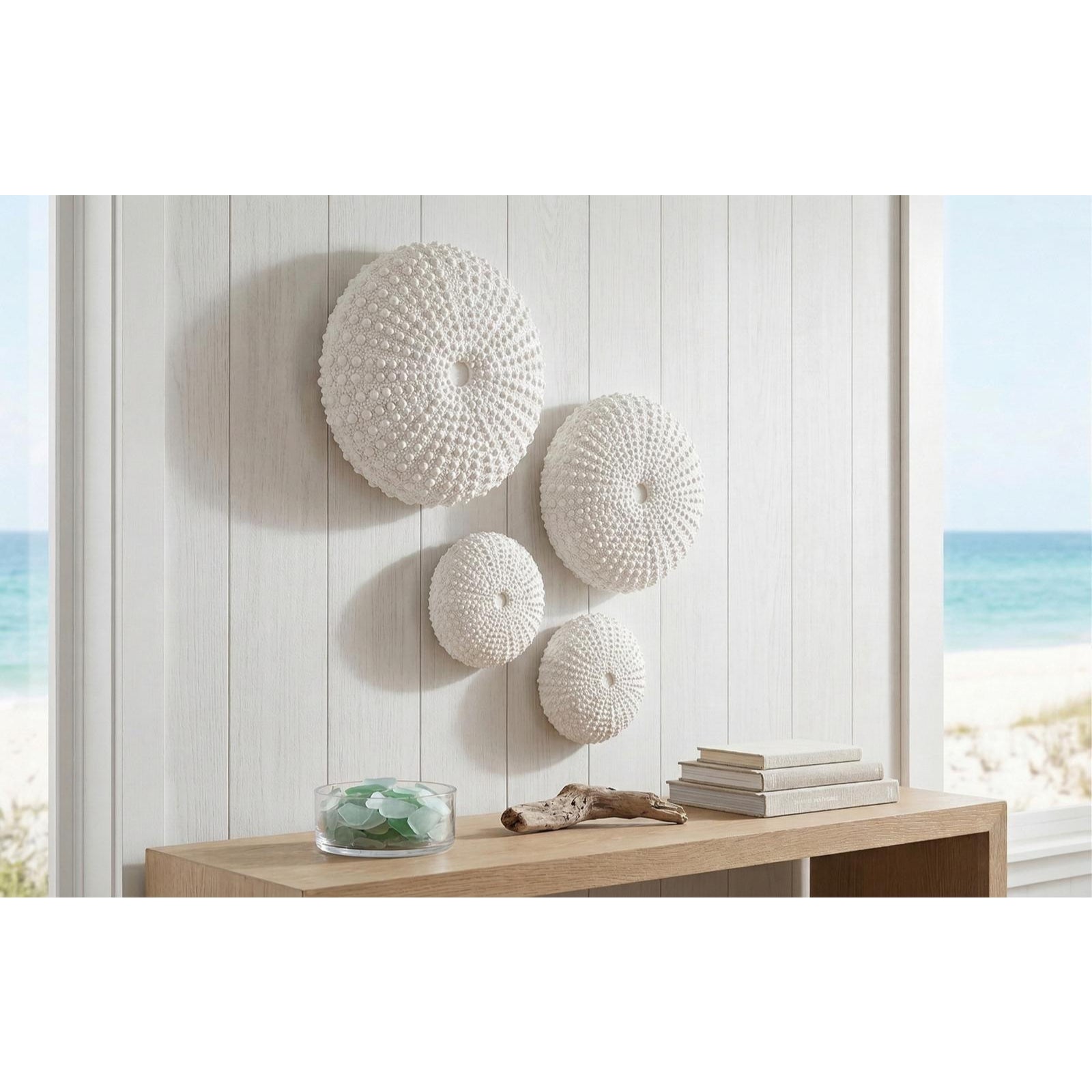 Sea Urchin Wall Art - Set of 4