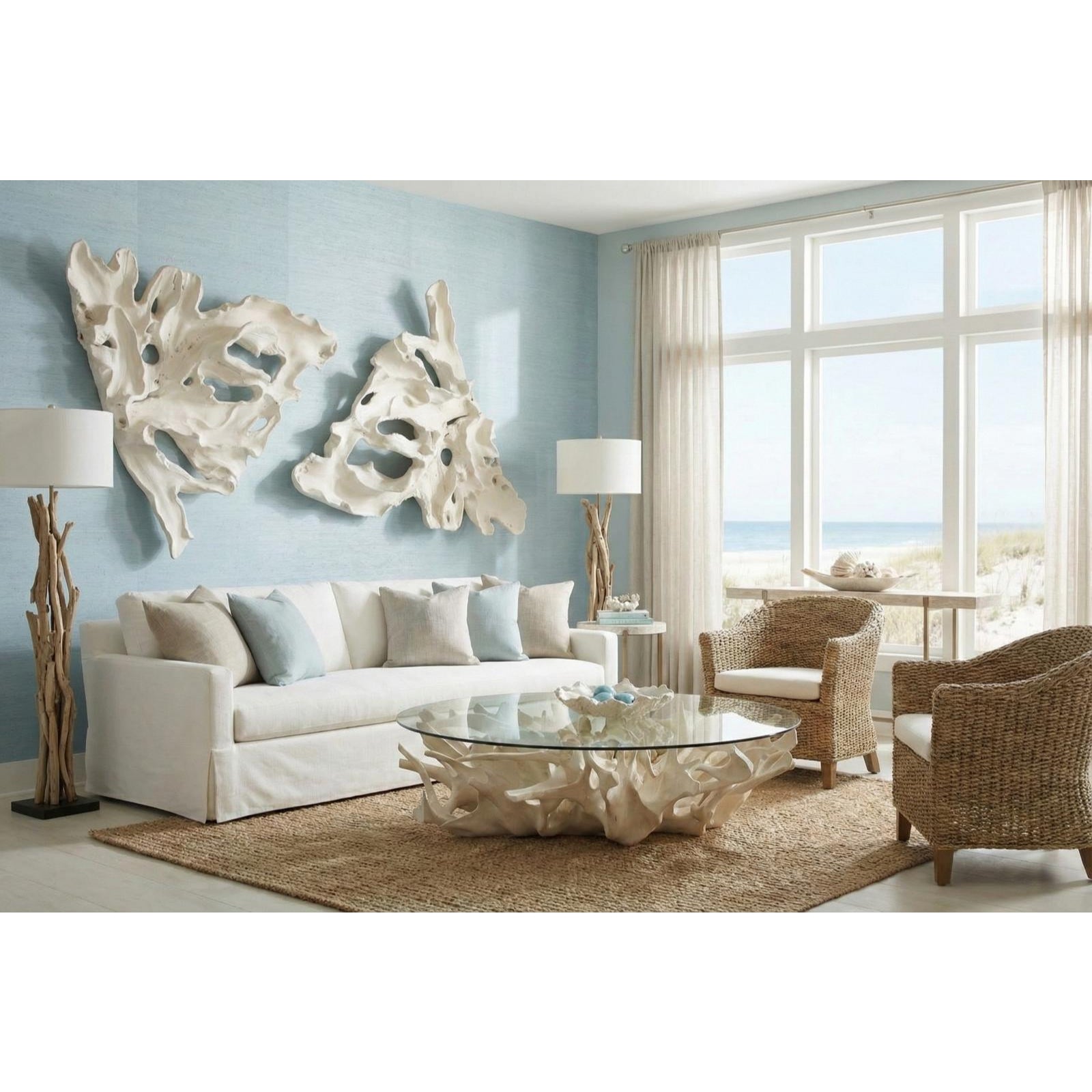 Contour Cast Root Triangle Wall Art