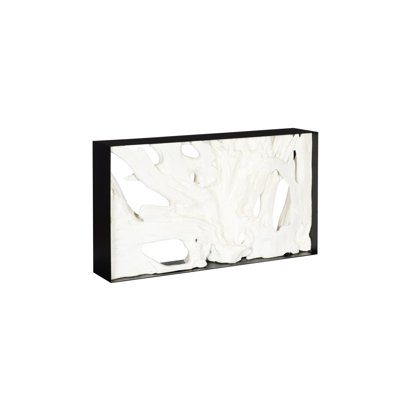 Cast Root Framed Console Table - Resin